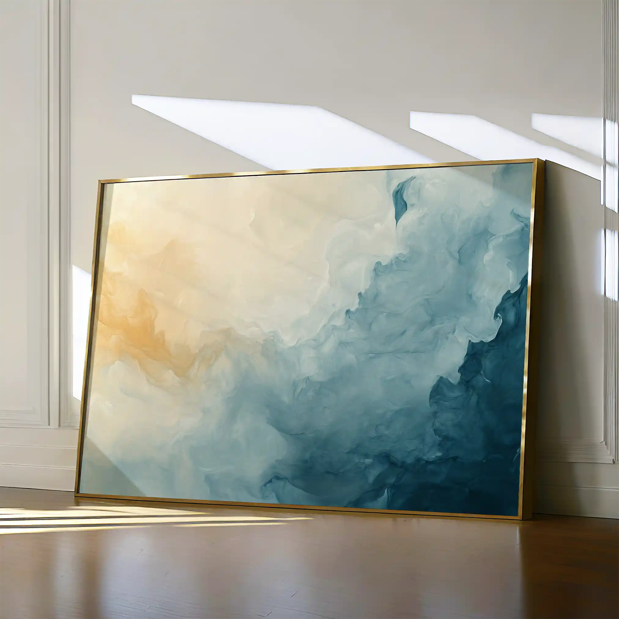 Abstract Canvas Wall Art WAD687-A 90 x 60 cm / Stretched on hidden frame