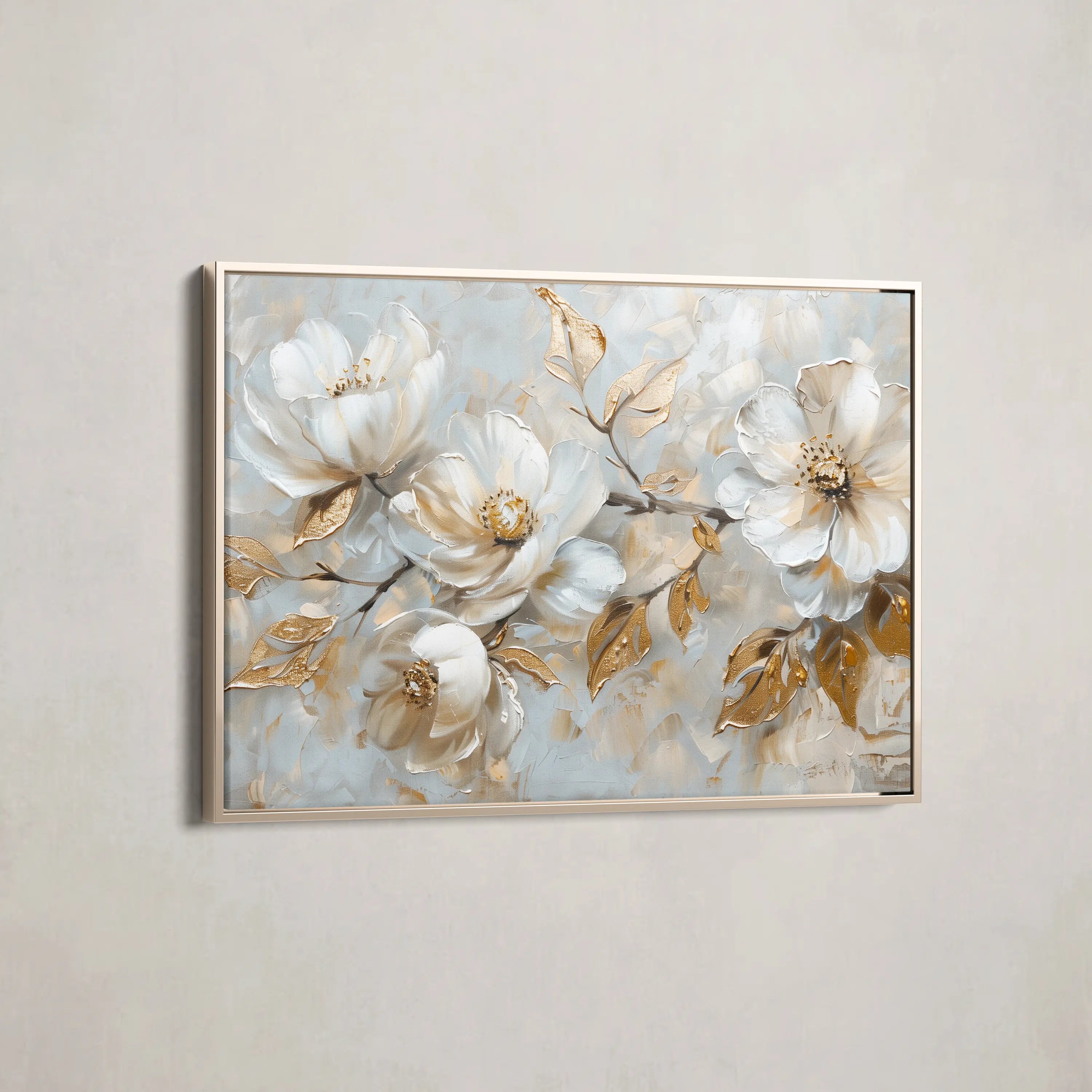 Floral Canvas Wall Art WAD687-F 90 x 60 cm / Stretched on hidden frame