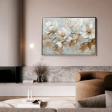 Floral Canvas Wall Art WAD687-F 90 x 60 cm / Stretched on hidden frame