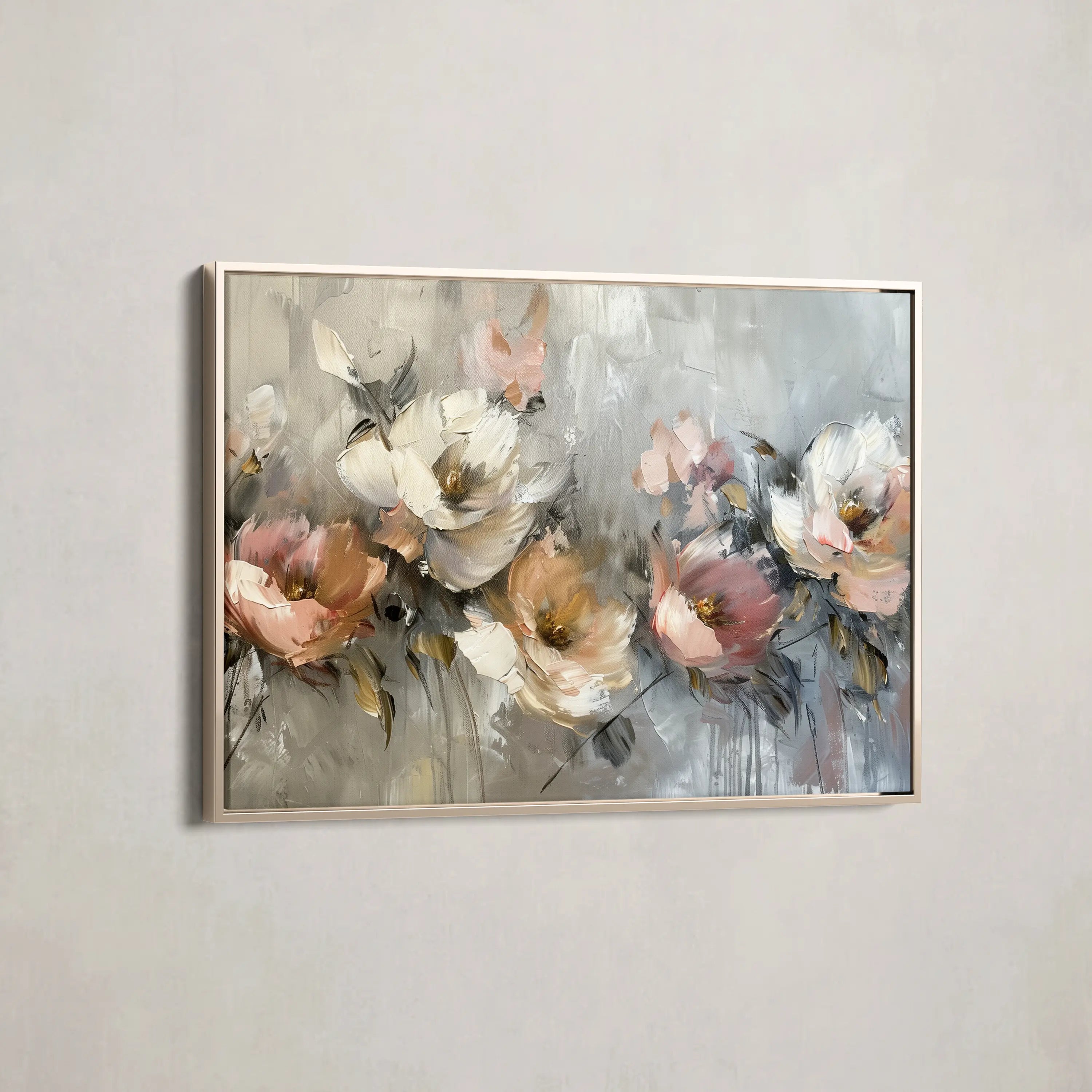 Floral Canvas Wall Art WAD688-F 90 x 60 cm / Stretched on hidden frame