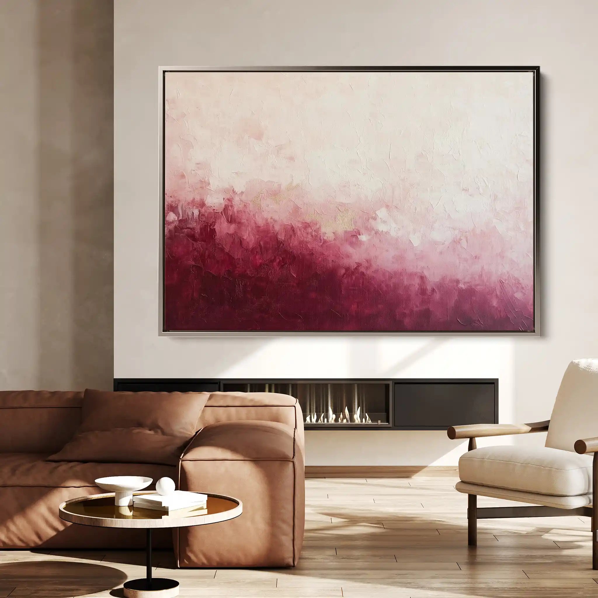 Abstract Canvas Wall Art WAD689-A 90 x 60 cm / Stretched on hidden frame