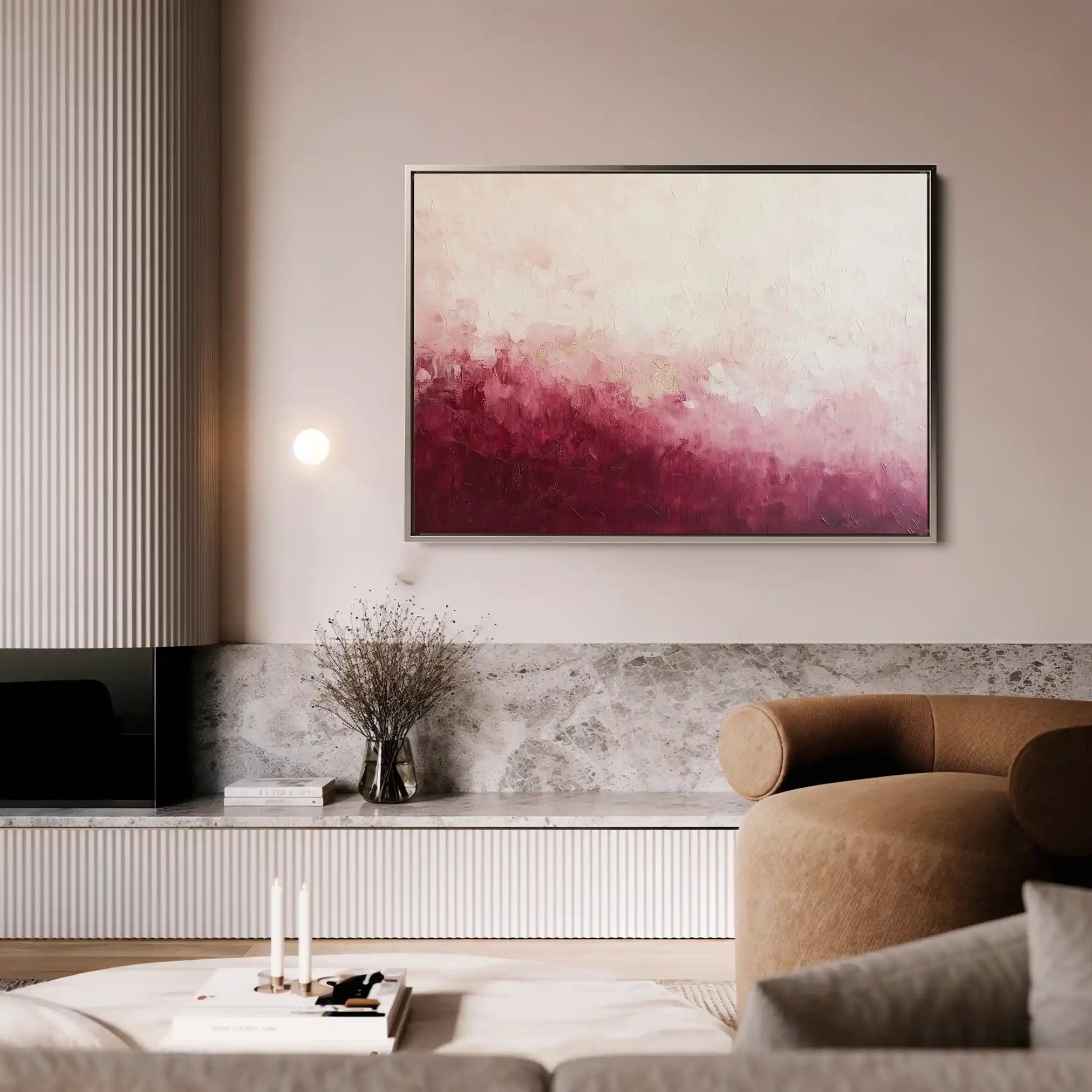 Abstract Canvas Wall Art WAD689-A 90 x 60 cm / Stretched on hidden frame
