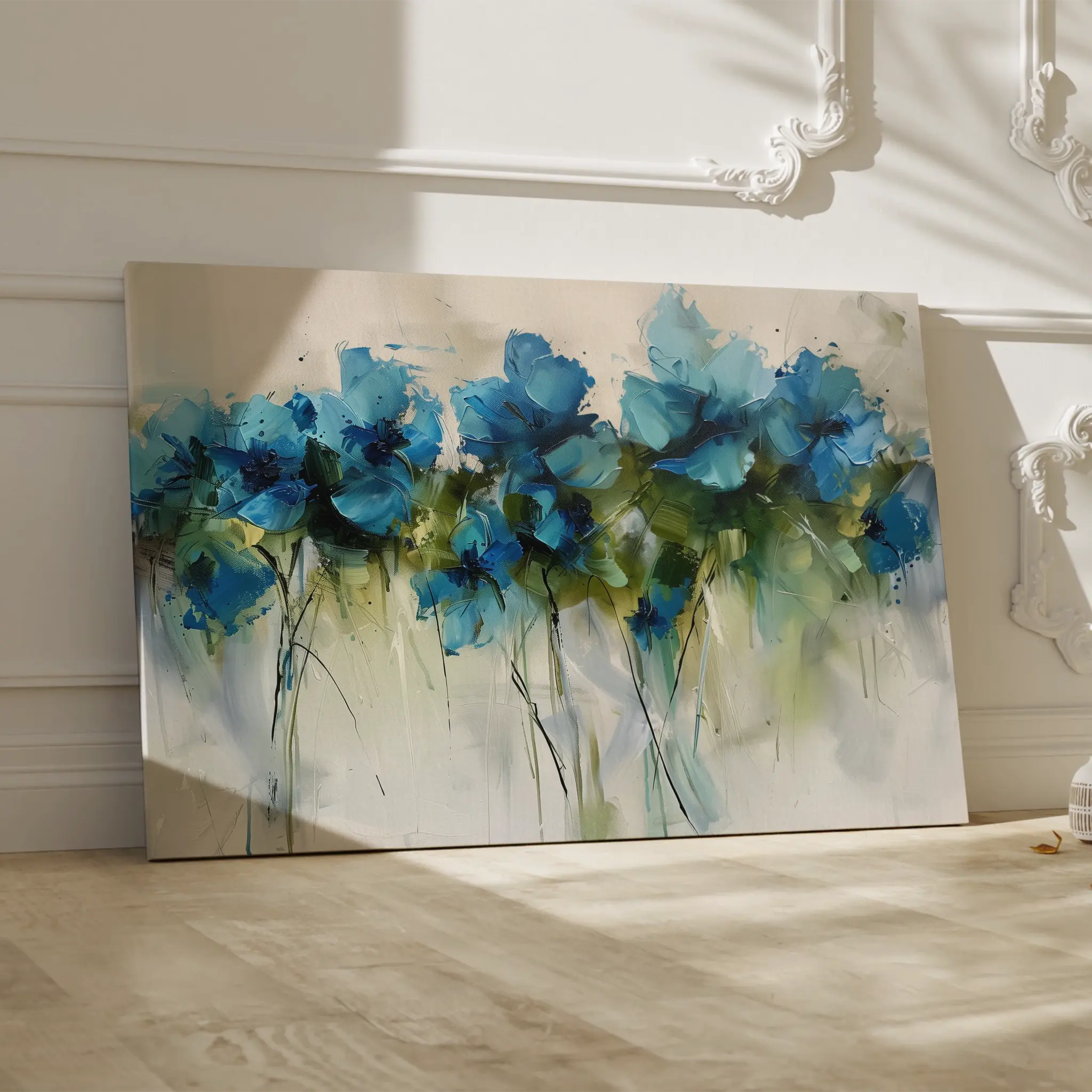 Floral Canvas Wall Art WAD690-F 90 x 60 cm / Stretched on hidden frame