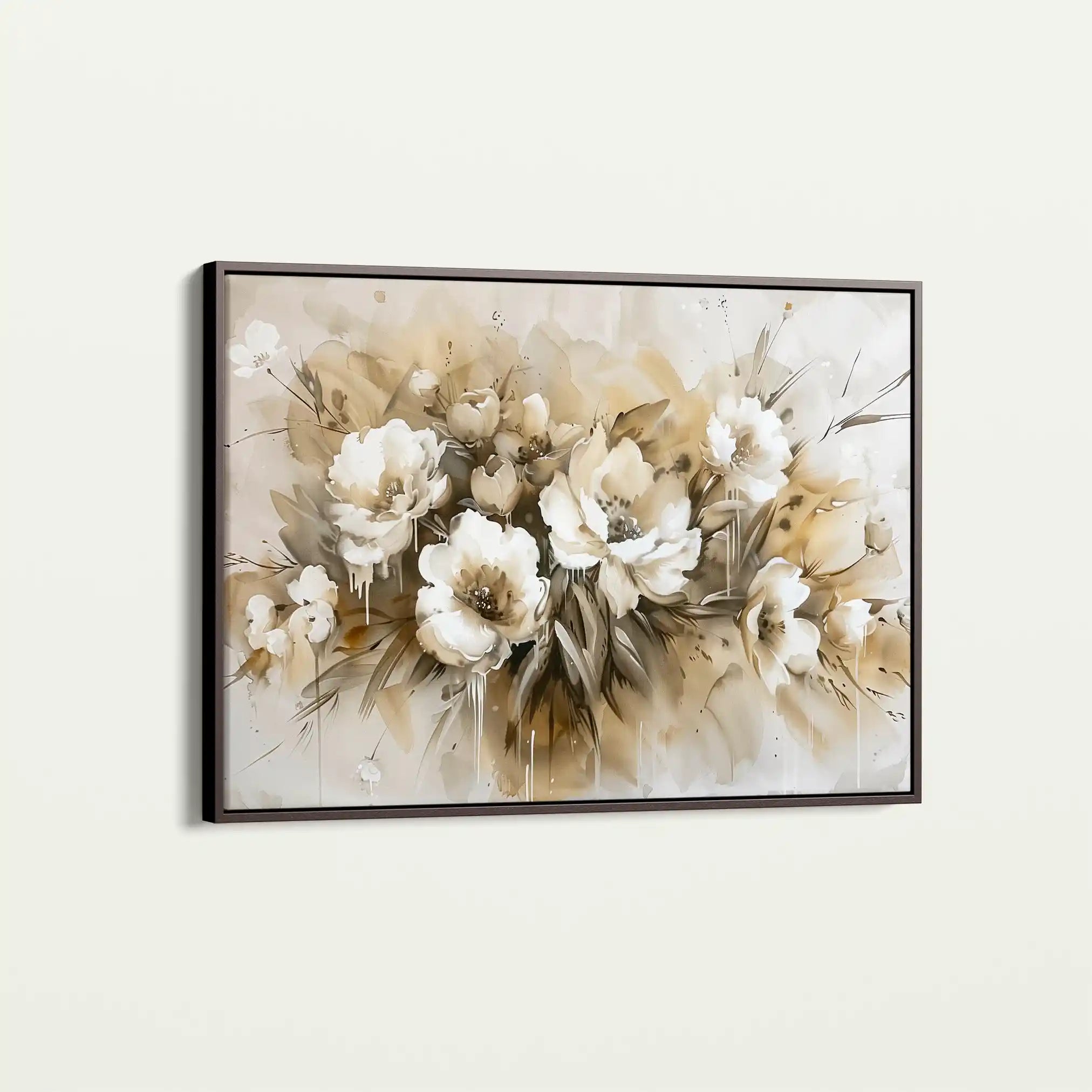 Floral Canvas Wall Art WAD691-F 90 x 60 cm / Stretched on hidden frame