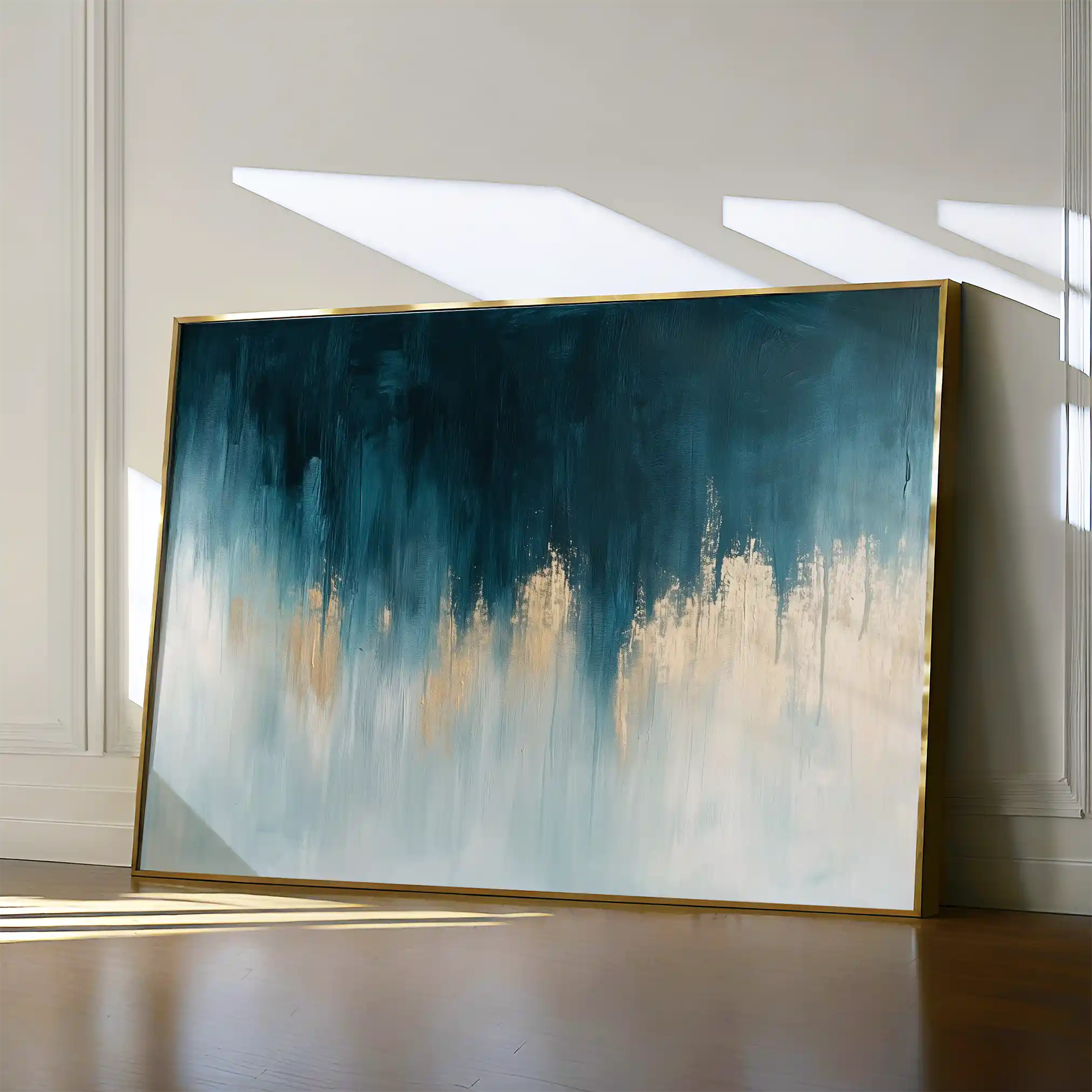 Abstract Canvas Wall Art WAD692-A 90 x 60 cm / Stretched on hidden frame