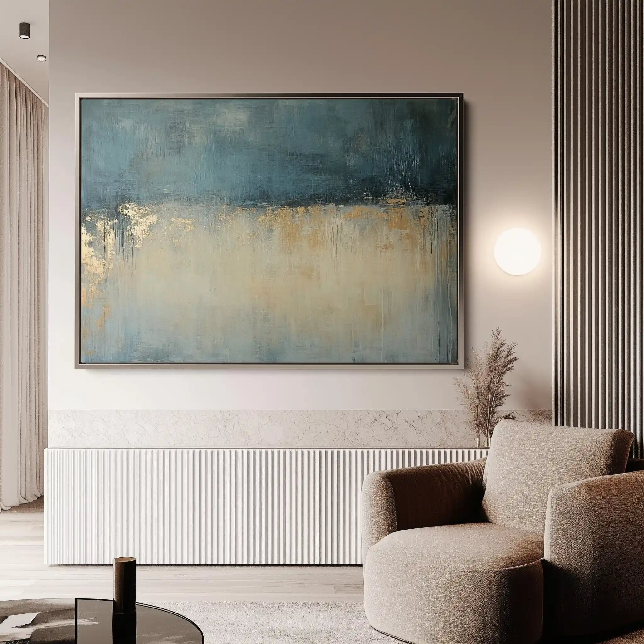 Abstract Canvas Wall Art WAD693-A 90 x 60 cm / Stretched on hidden frame