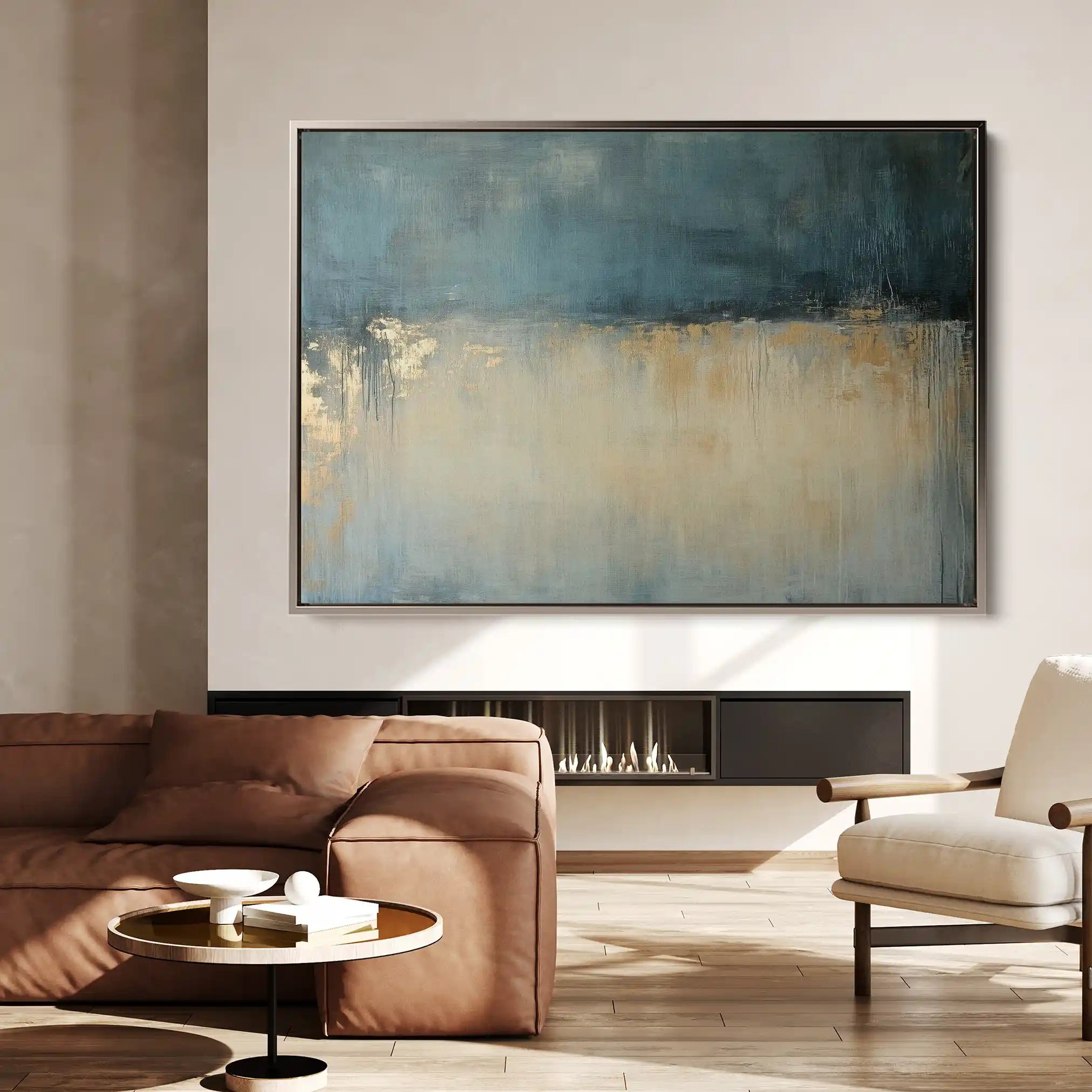 Abstract 693 Canvas Art 60 x 40 cm / Stretched on hidden frame