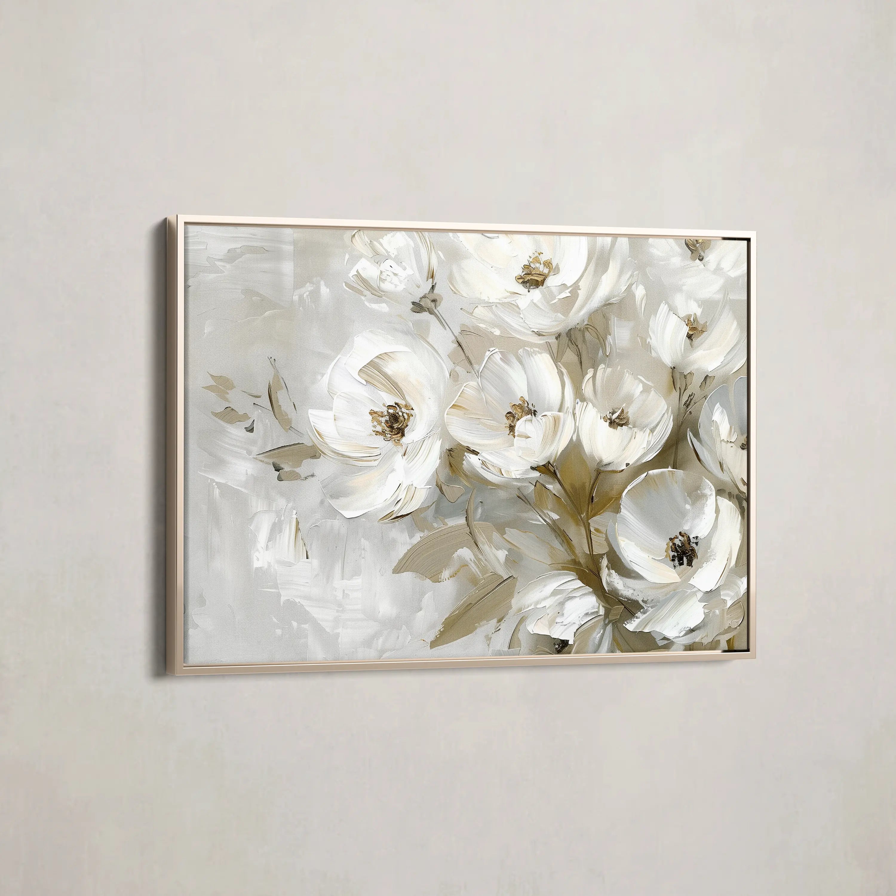 Floral Canvas Wall Art WAD694-F 90 x 60 cm / Stretched on hidden frame