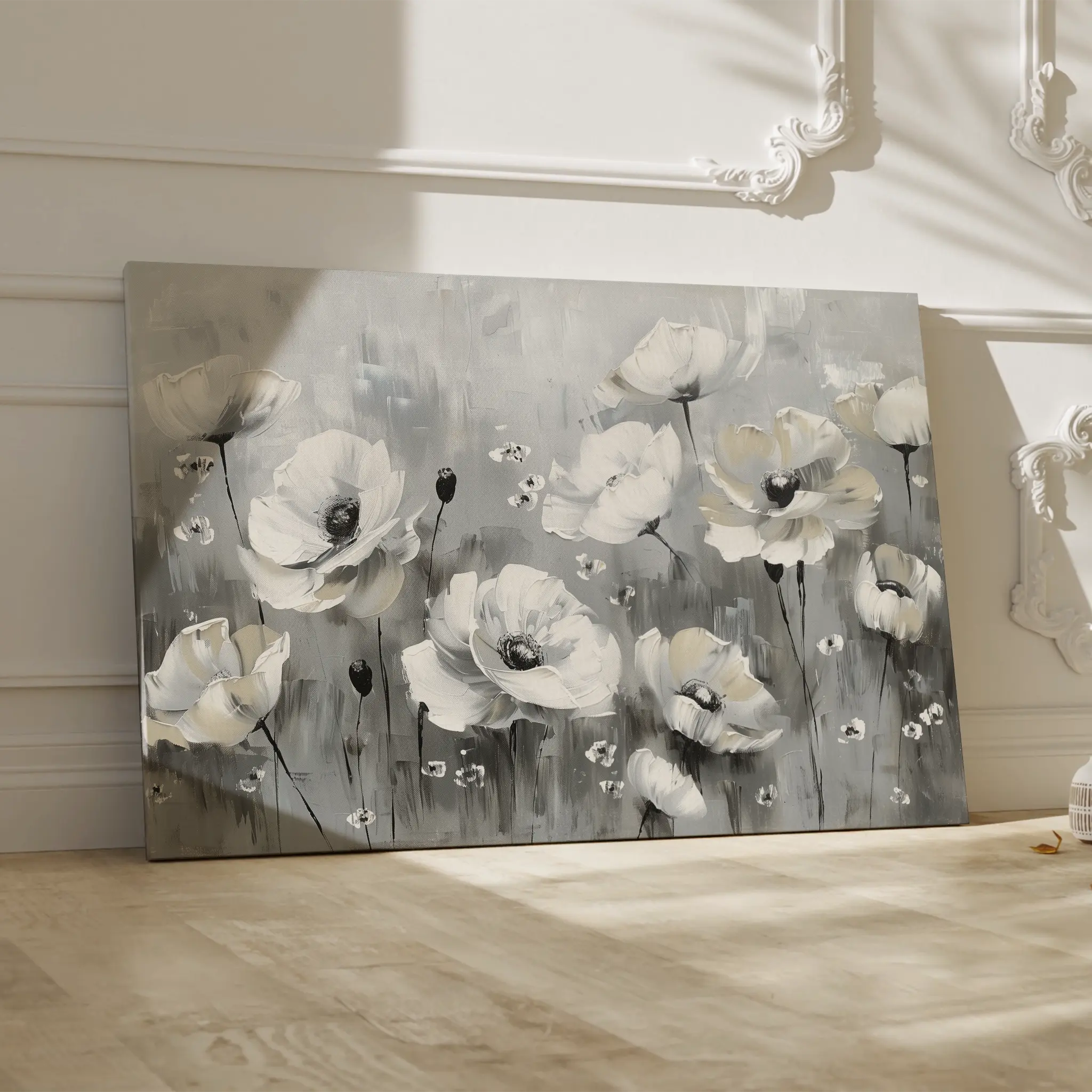 Floral Canvas Wall Art WAD695-F 90 x 60 cm / Stretched on hidden frame