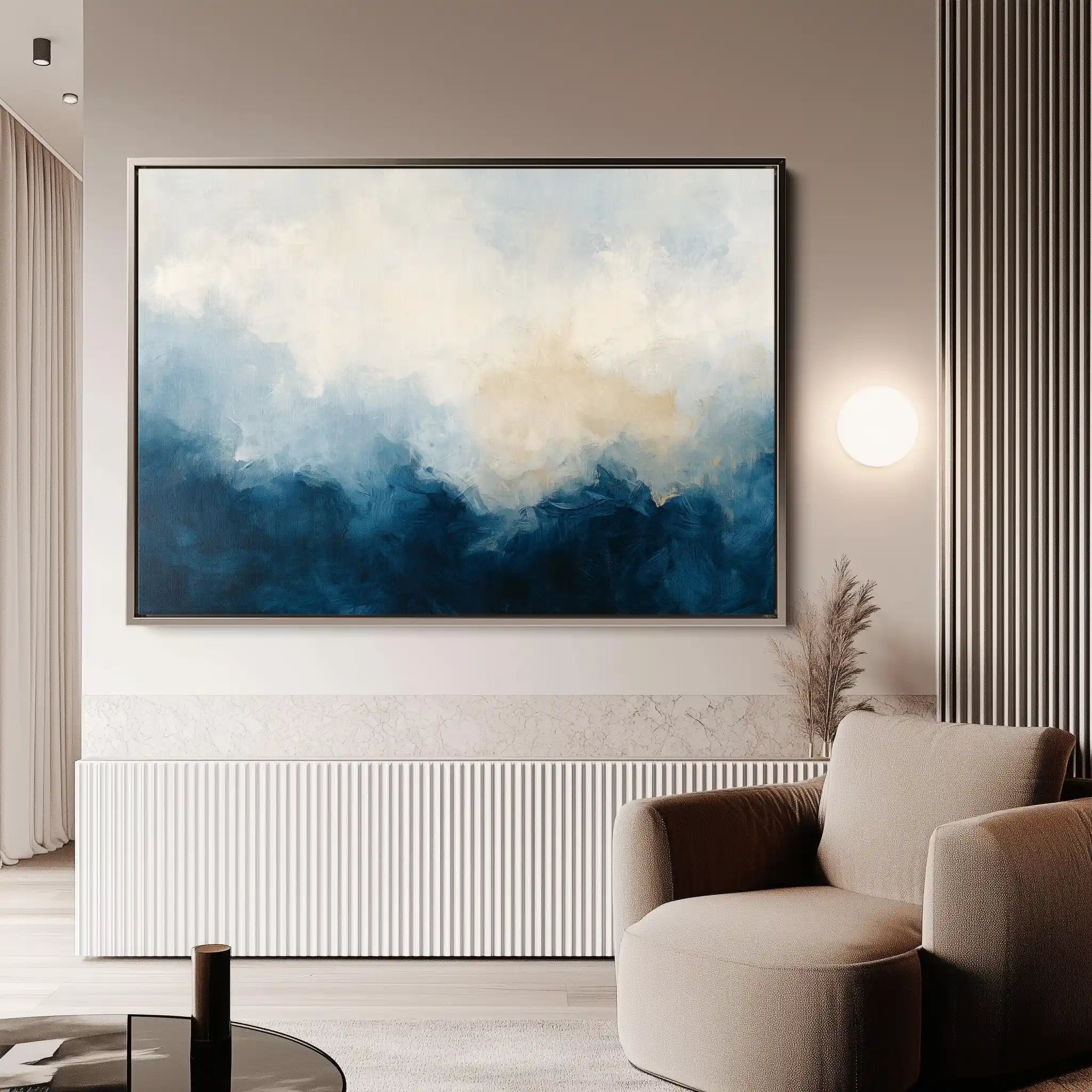 Abstract Canvas Wall Art WAD696-A 90 x 60 cm / Stretched on hidden frame