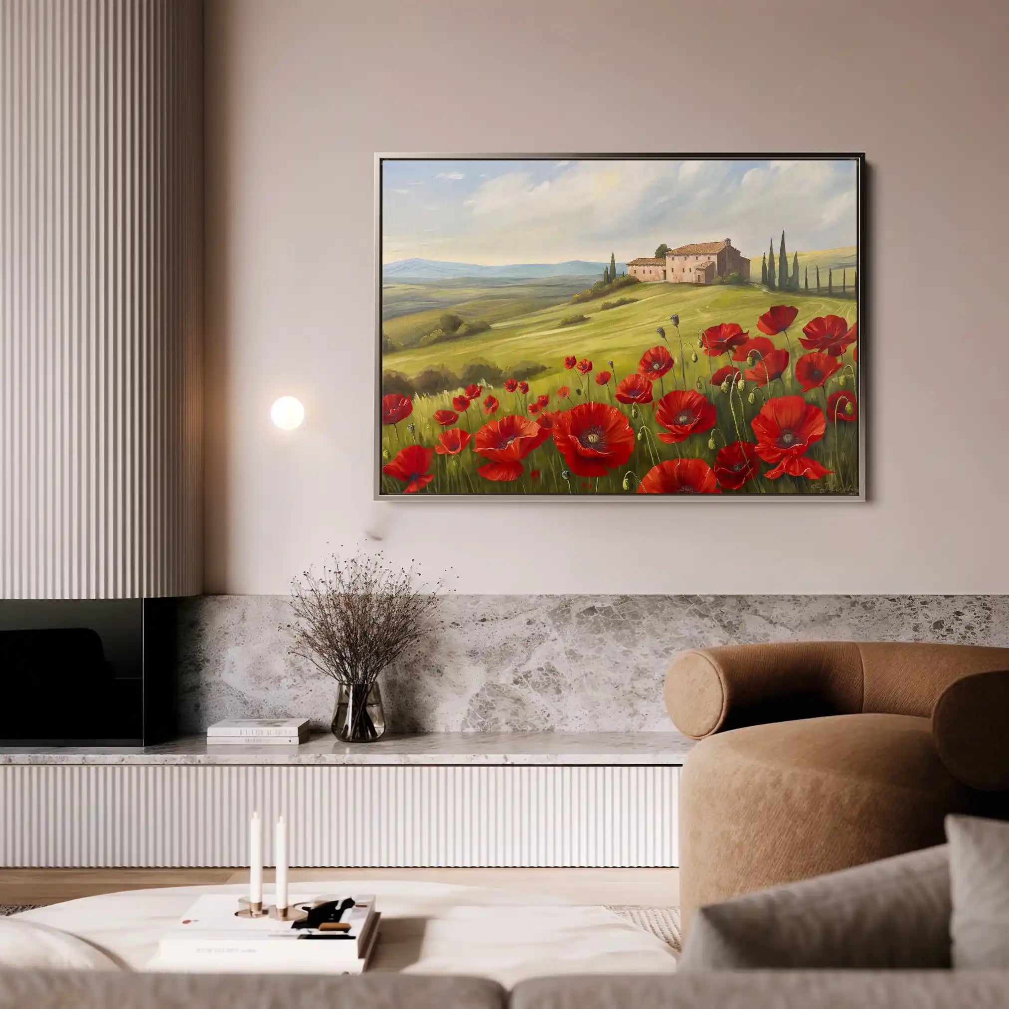 Floral Canvas Wall Art WAD696-F 90 x 60 cm / Stretched on hidden frame