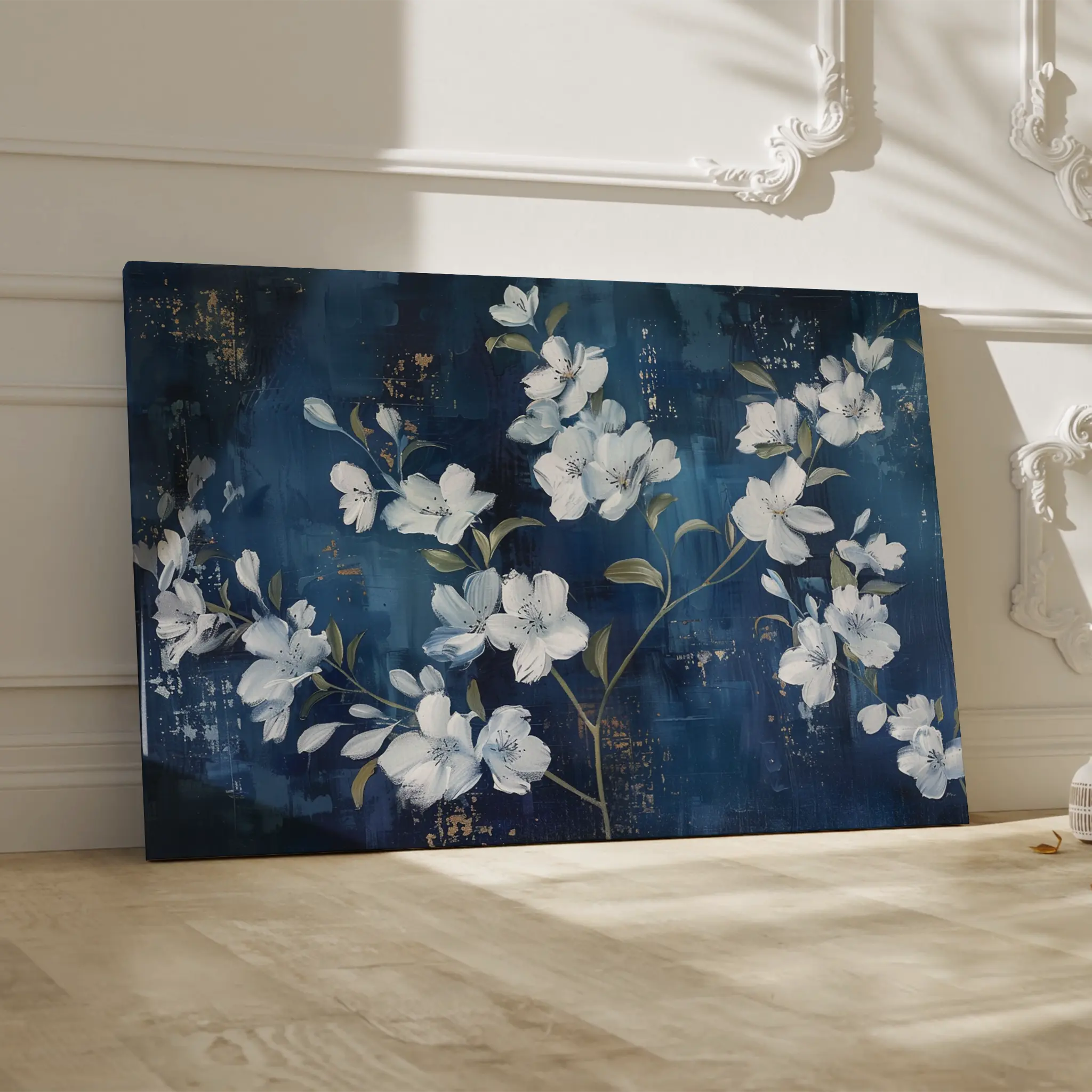 Floral Canvas Wall Art WAD697-F 90 x 60 cm / Stretched on hidden frame