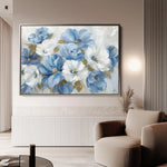 Floral Canvas Wall Art WAD698-F 90 x 60 cm / Stretched on hidden frame