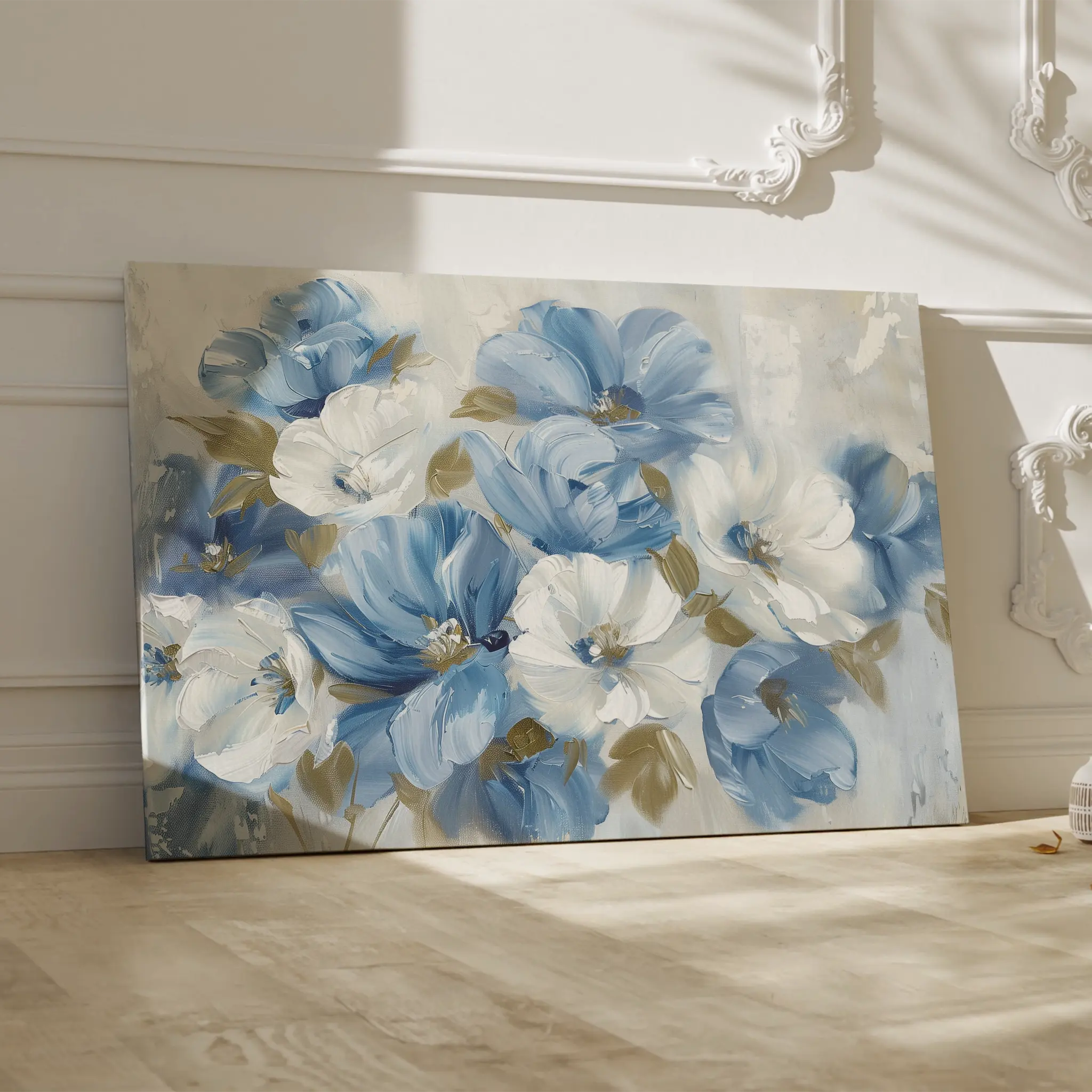 Floral Canvas Wall Art WAD698-F 90 x 60 cm / Stretched on hidden frame