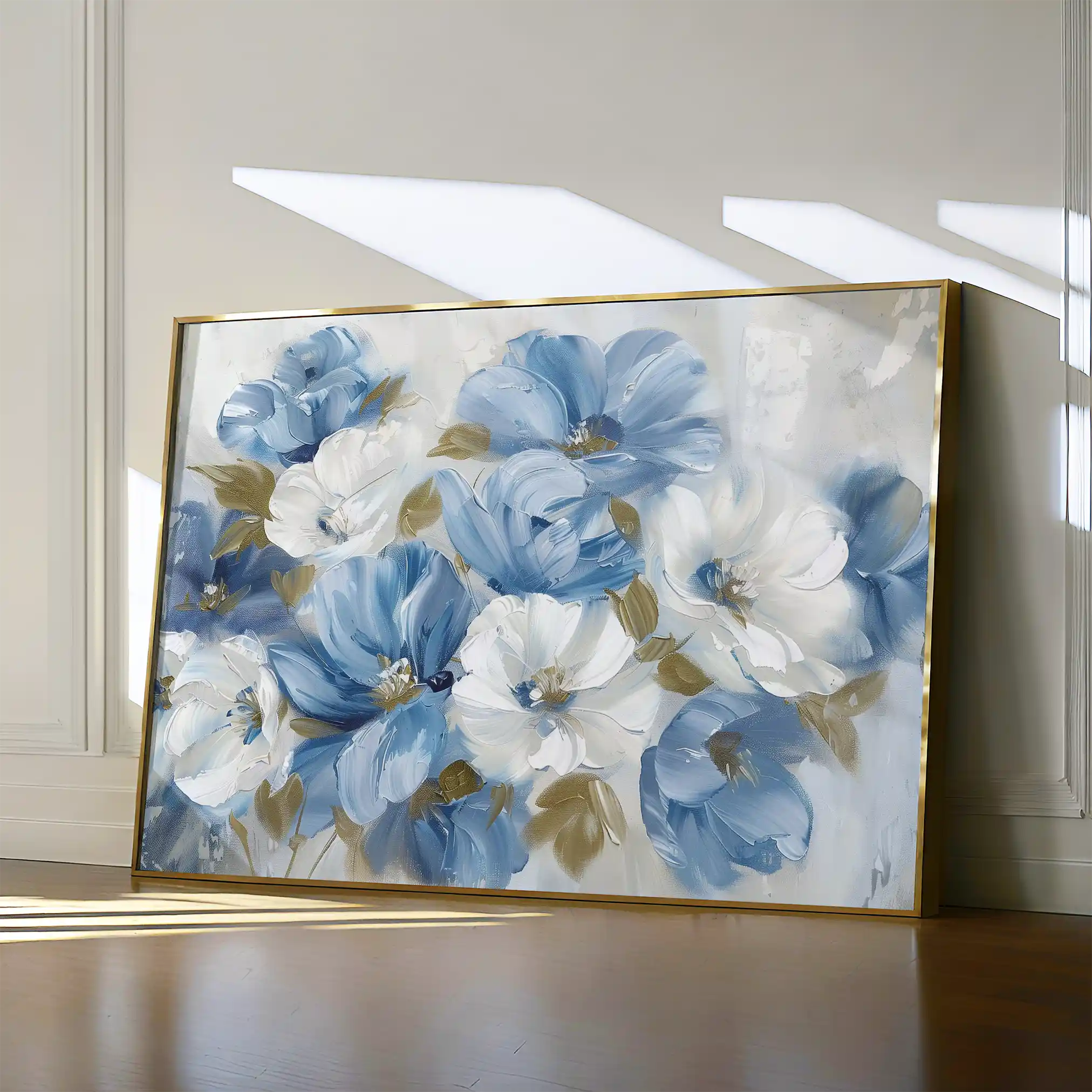Floral Canvas Wall Art WAD698-F 90 x 60 cm / Stretched on hidden frame