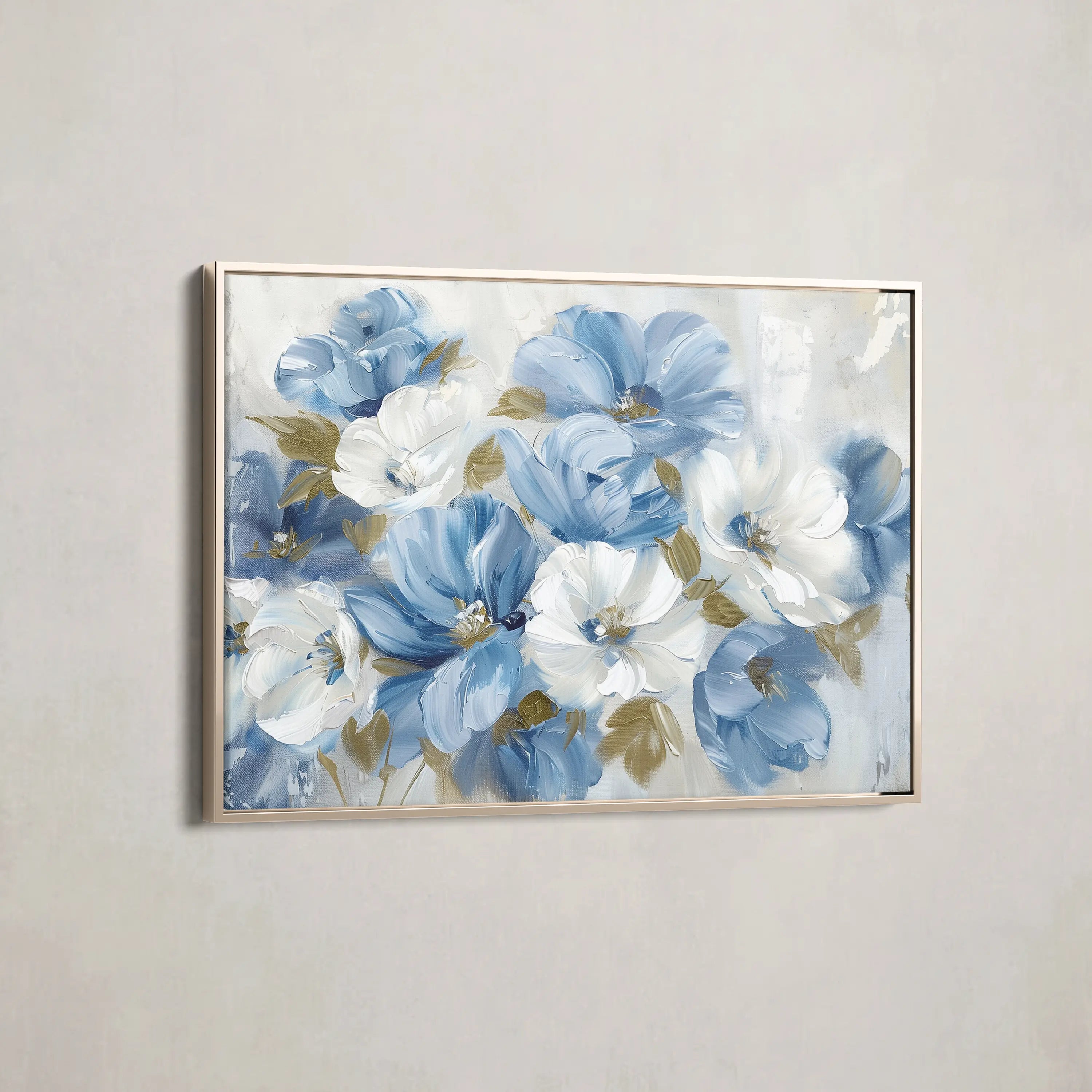 Floral Canvas Wall Art WAD698-F 90 x 60 cm / Stretched on hidden frame