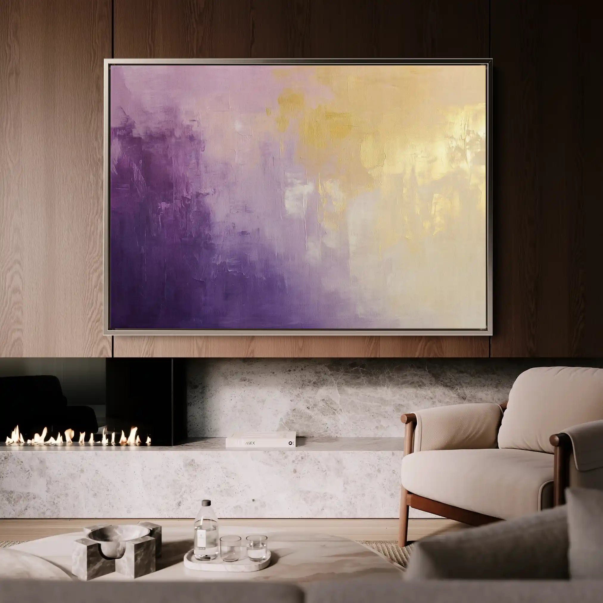 Abstract 701 Canvas Art 60 x 40 cm / Stretched on hidden frame
