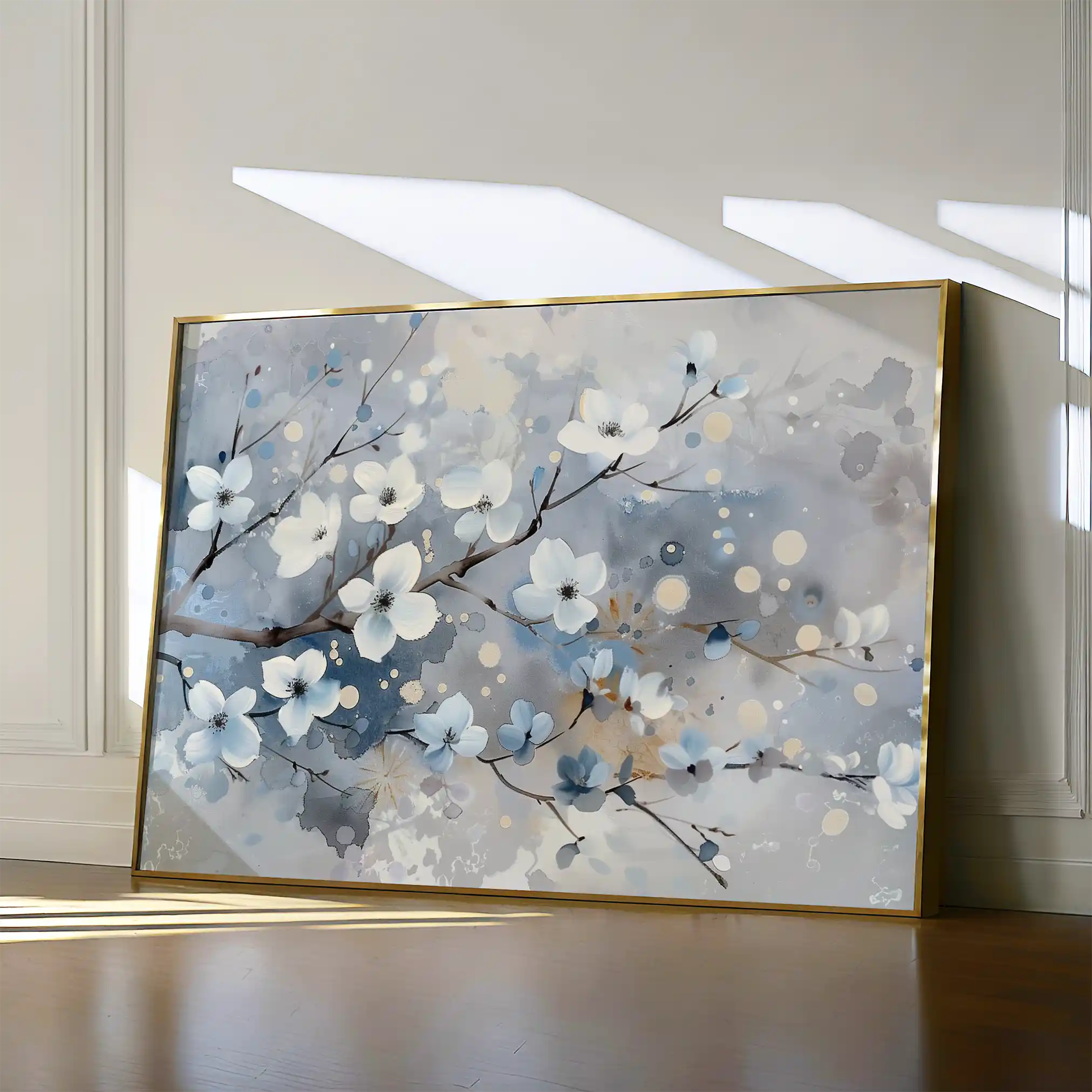 Floral Canvas Wall Art WAD701-F 90 x 60 cm / Stretched on hidden frame