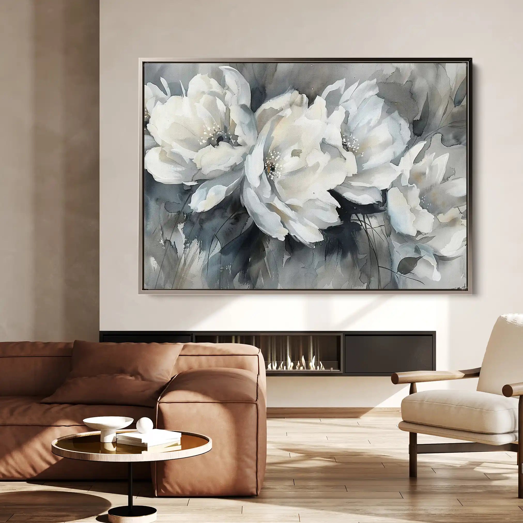 Floral Canvas Wall Art WAD702-F 90 x 60 cm / Stretched on hidden frame