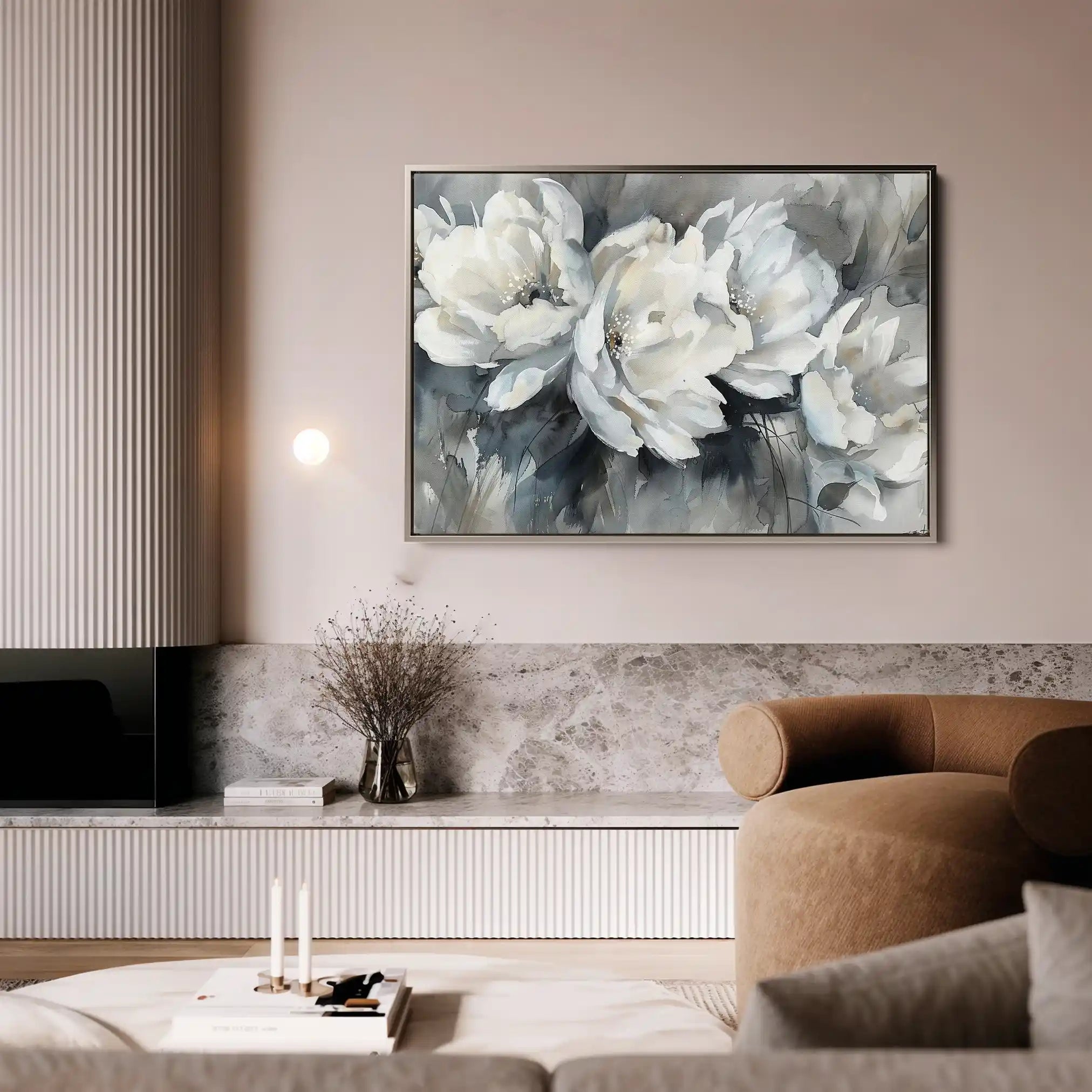 Floral Canvas Wall Art WAD702-F 90 x 60 cm / Stretched on hidden frame