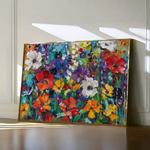 Floral Canvas Wall Art WAD703-F 90 x 60 cm / Stretched on hidden frame