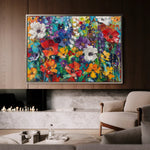 Floral Canvas Wall Art WAD703-F 90 x 60 cm / Stretched on hidden frame