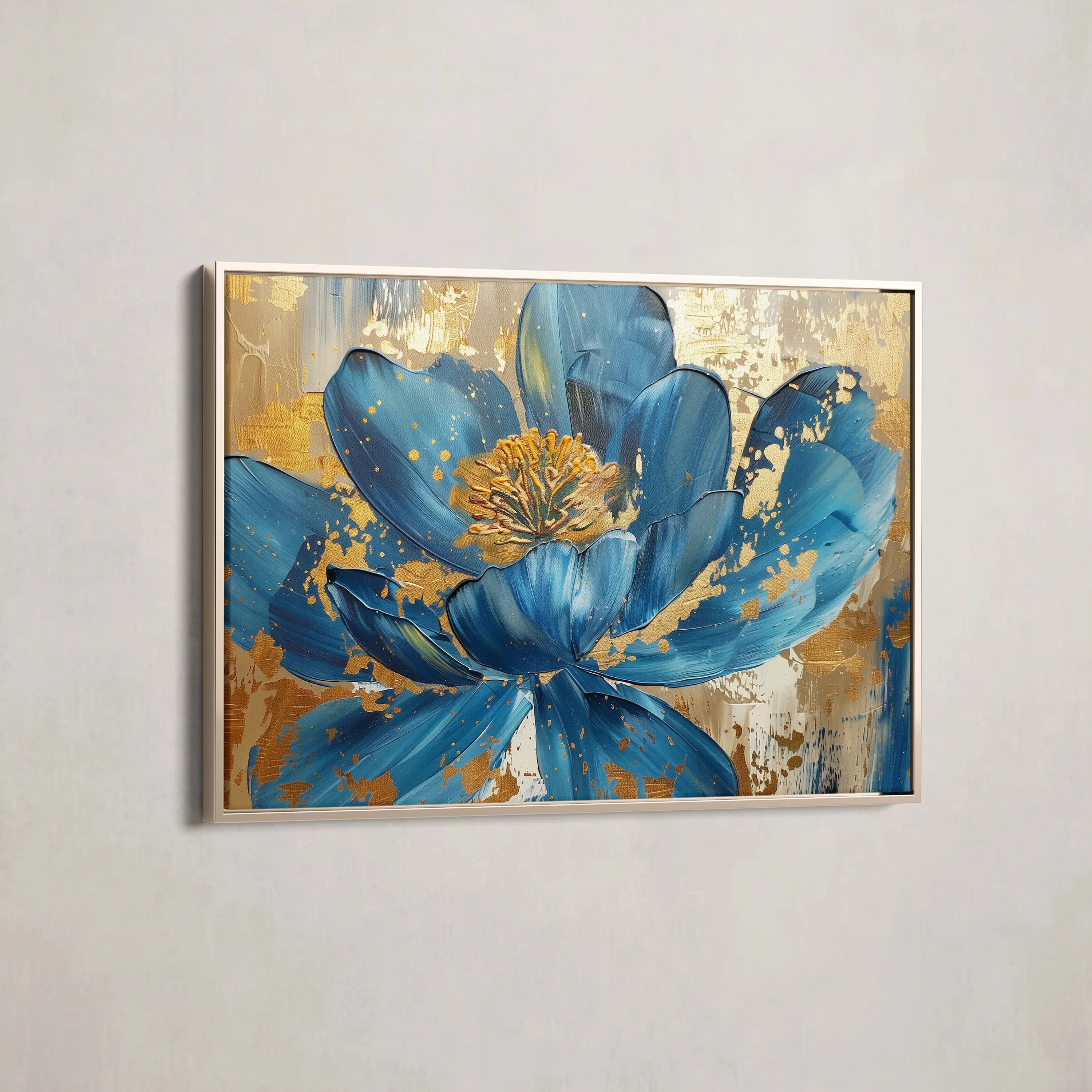 Floral Canvas Wall Art WAD705-F 90 x 60 cm / Stretched on hidden frame