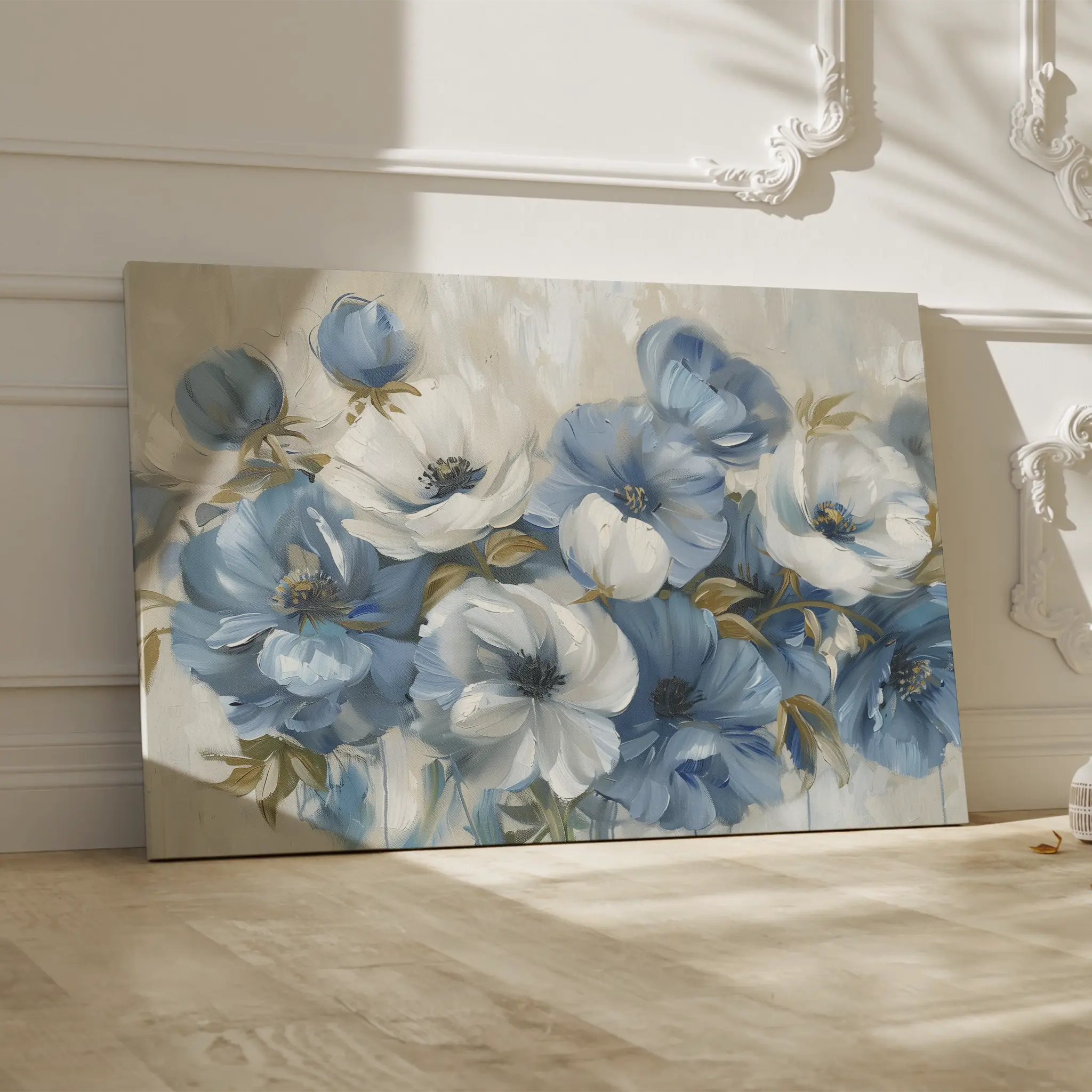 Floral Canvas Wall Art WAD706-F 90 x 60 cm / Stretched on hidden frame