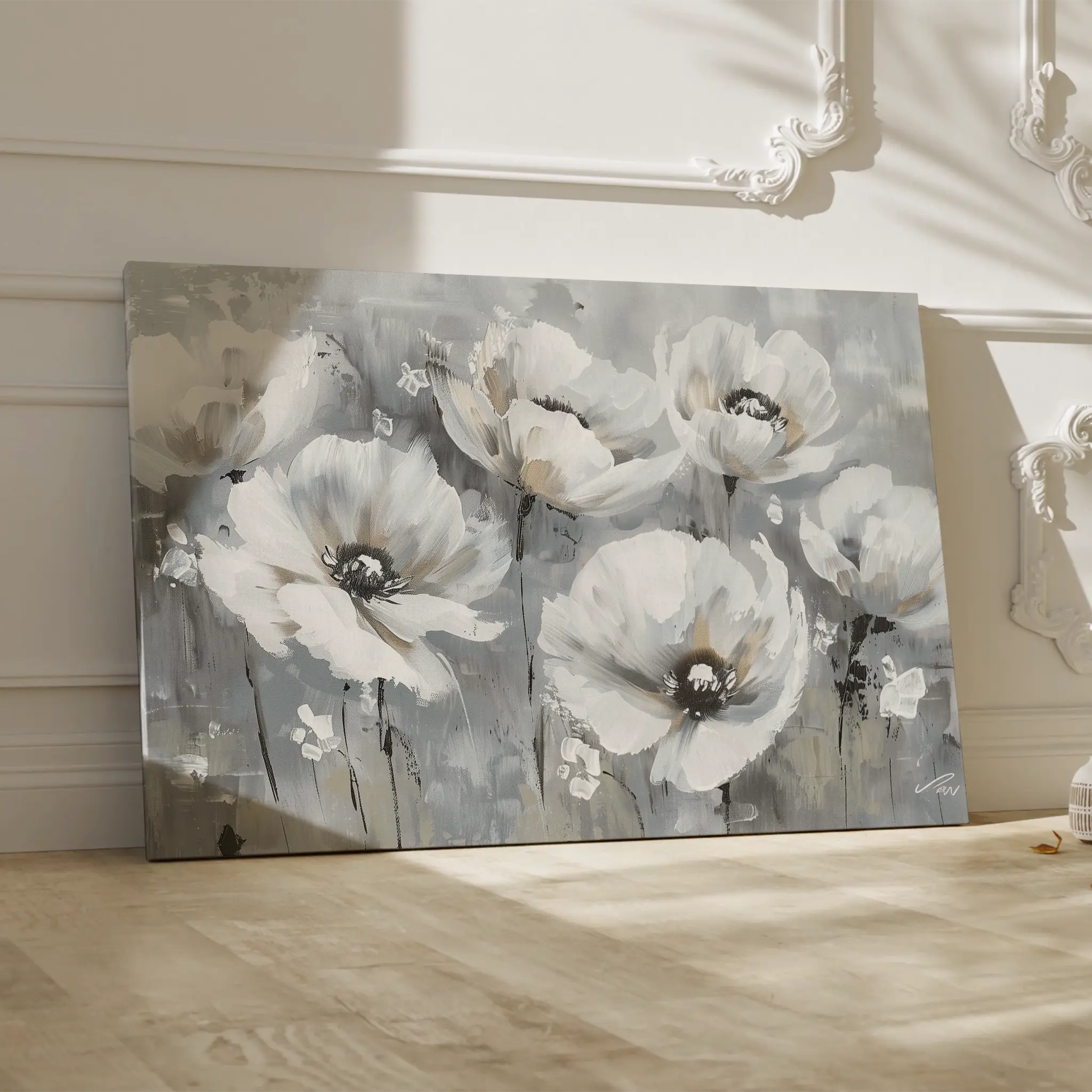 Floral Canvas Wall Art WAD707-F 90 x 60 cm / Stretched on hidden frame