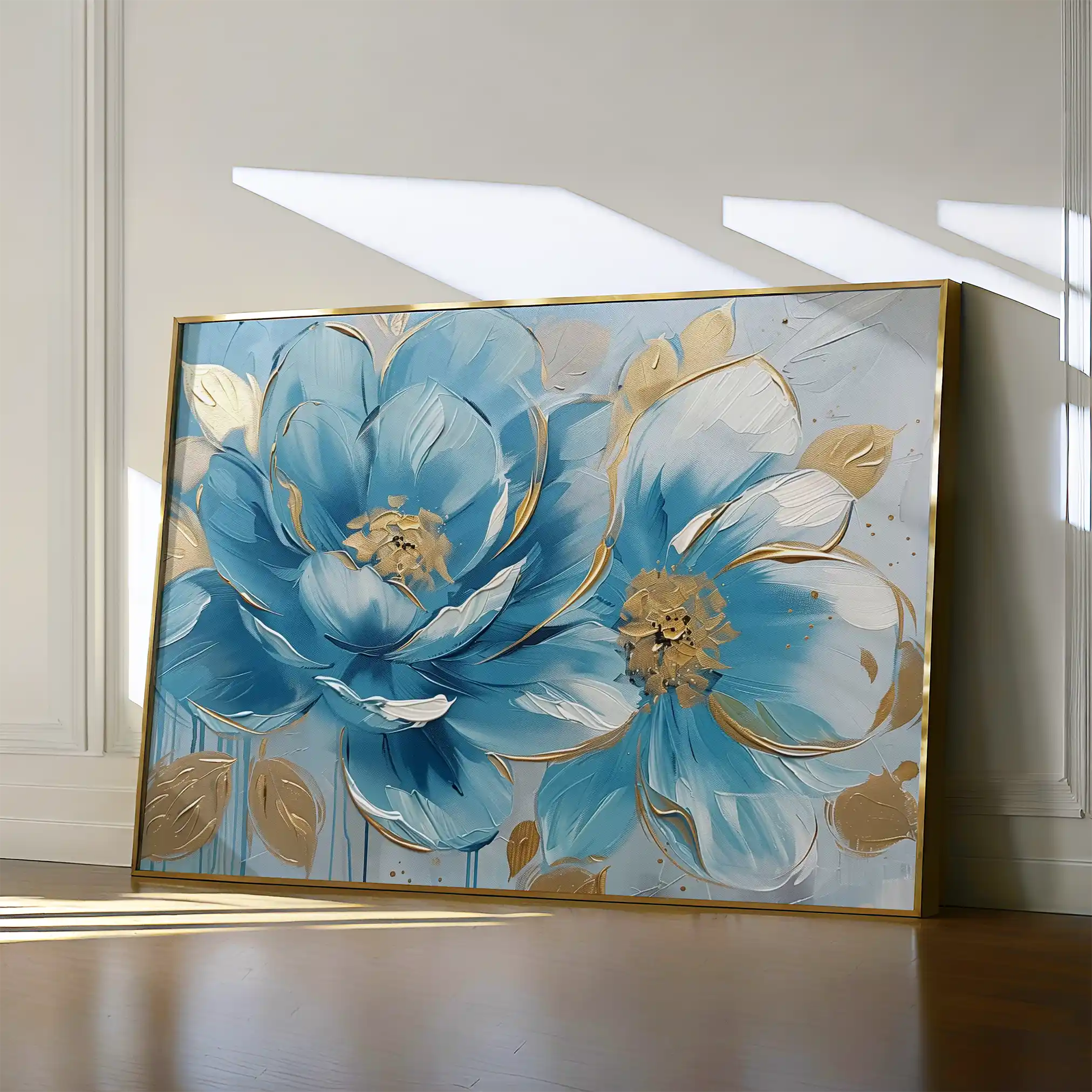 Floral Canvas Wall Art WAD709-F 90 x 60 cm / Stretched on hidden frame