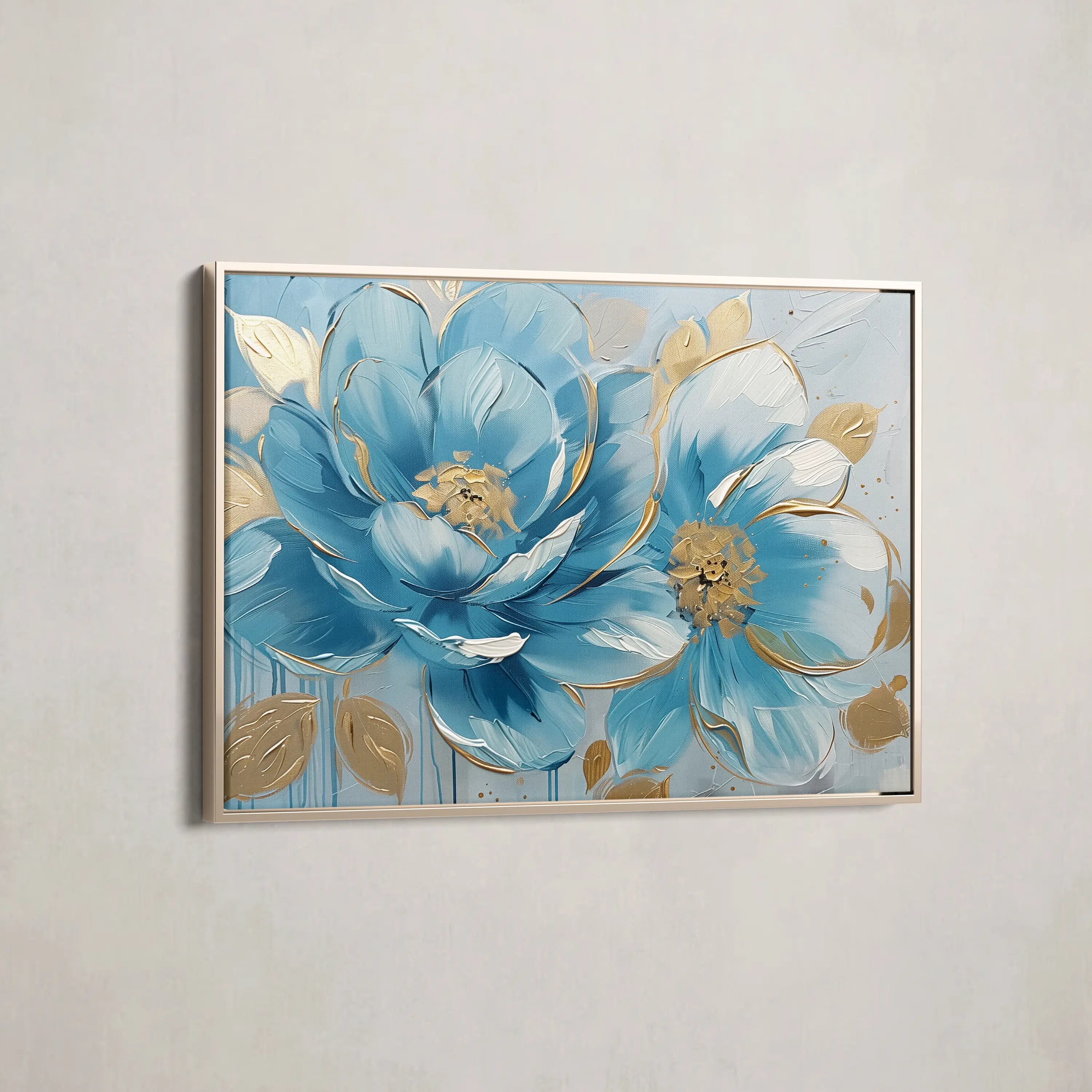 Floral Canvas Wall Art WAD709-F 90 x 60 cm / Stretched on hidden frame