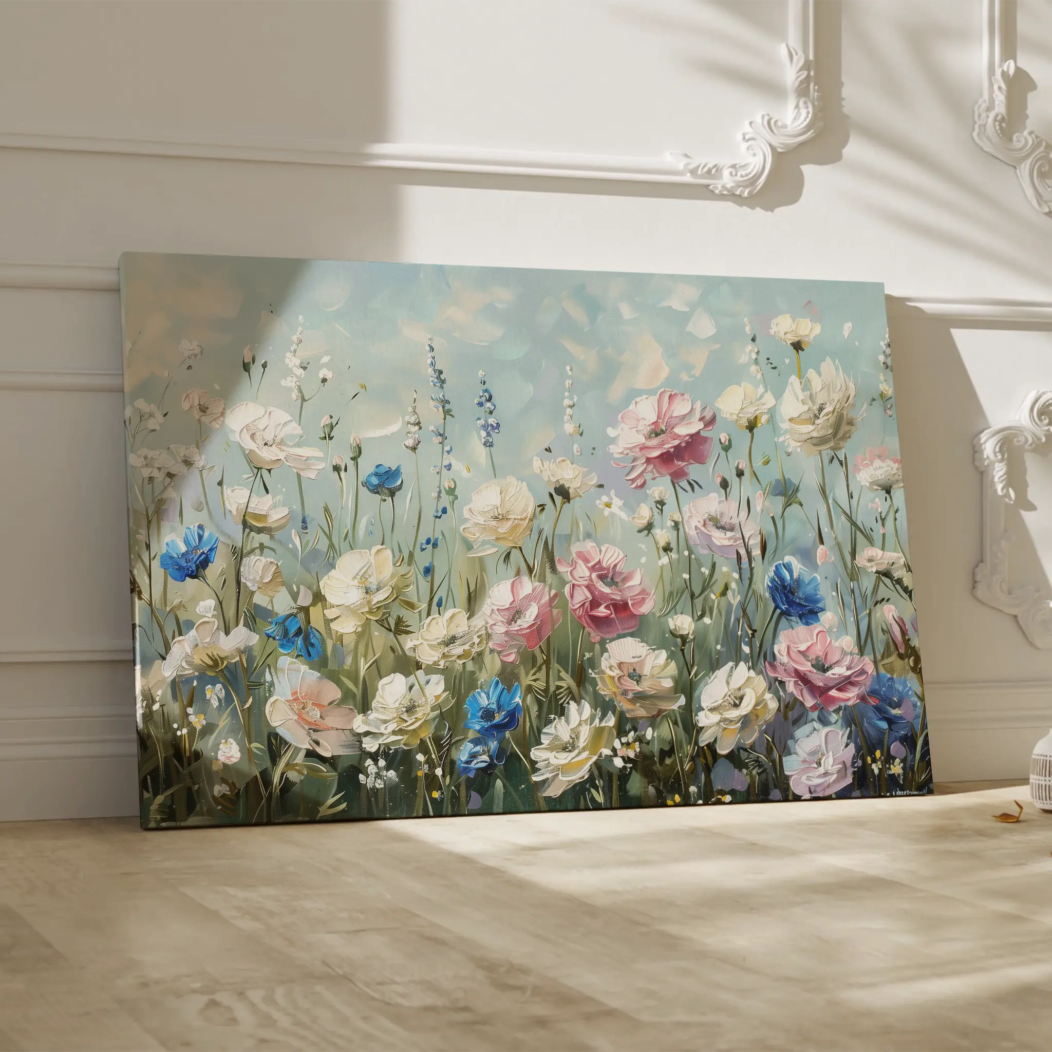 Floral Canvas Wall Art WAD710-F 90 x 60 cm / Stretched on hidden frame