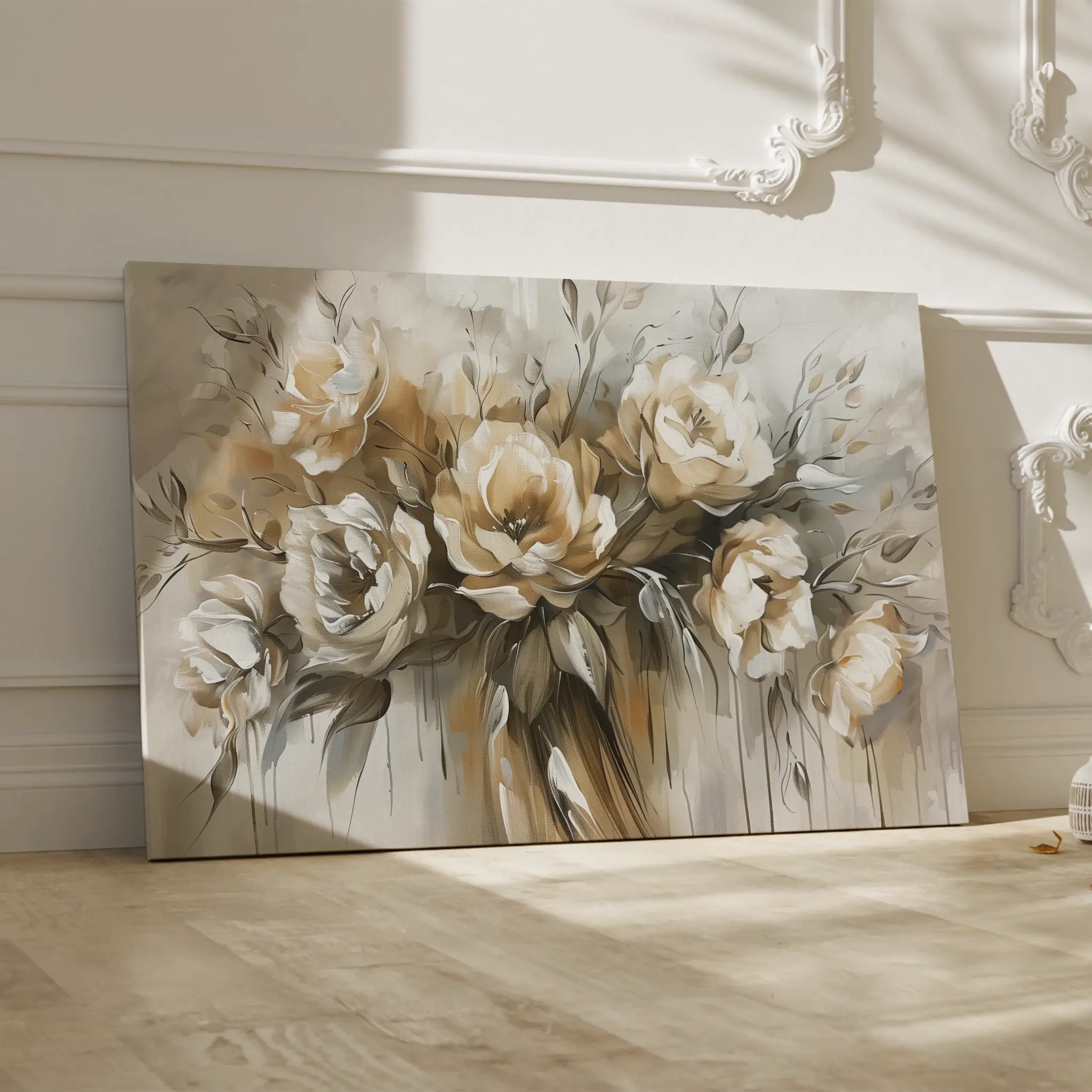 Floral Canvas Wall Art WAD711-F 90 x 60 cm / Stretched on hidden frame