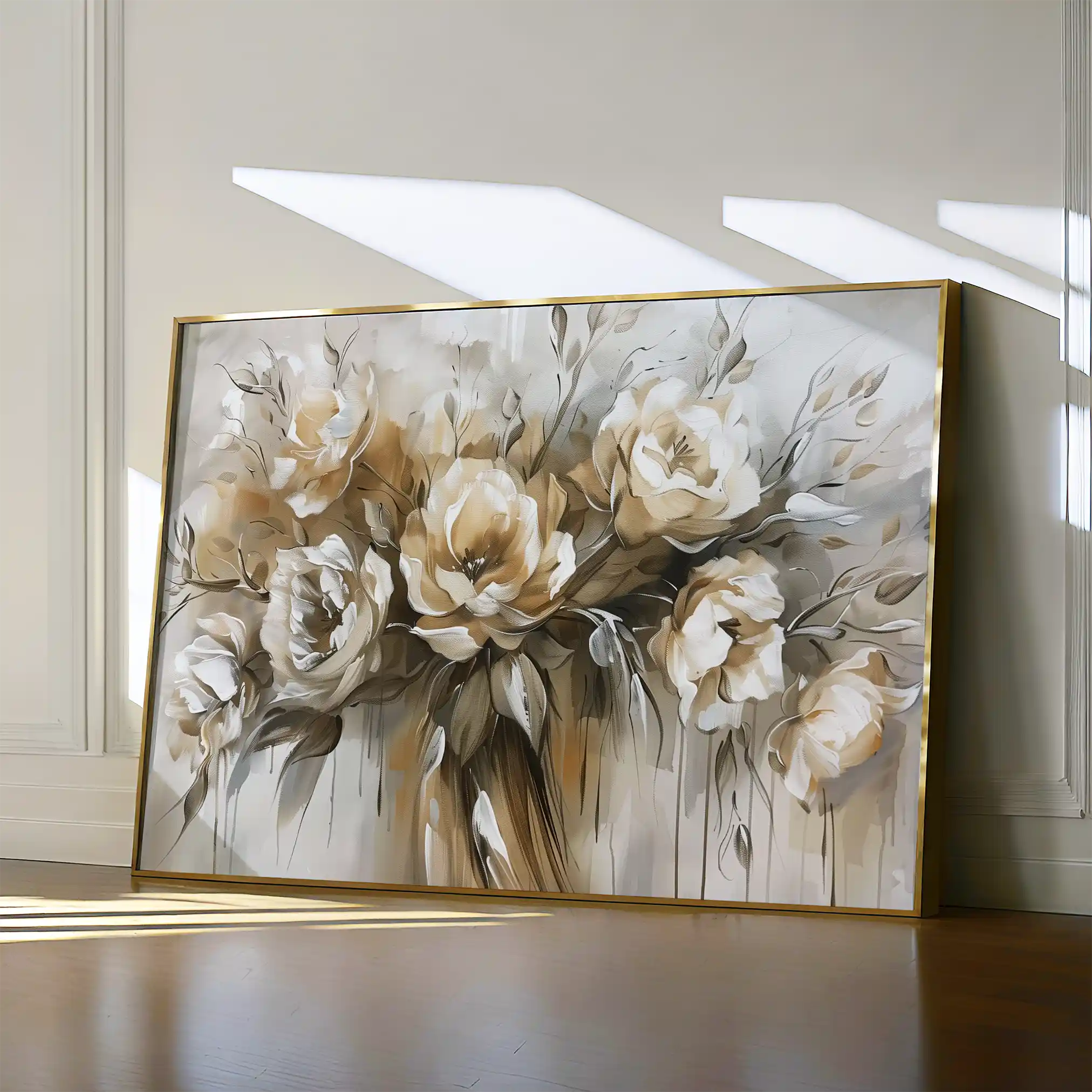 Floral Canvas Wall Art WAD711-F 90 x 60 cm / Stretched on hidden frame