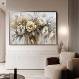 Floral Canvas Wall Art WAD711-F 90 x 60 cm / Stretched on hidden frame