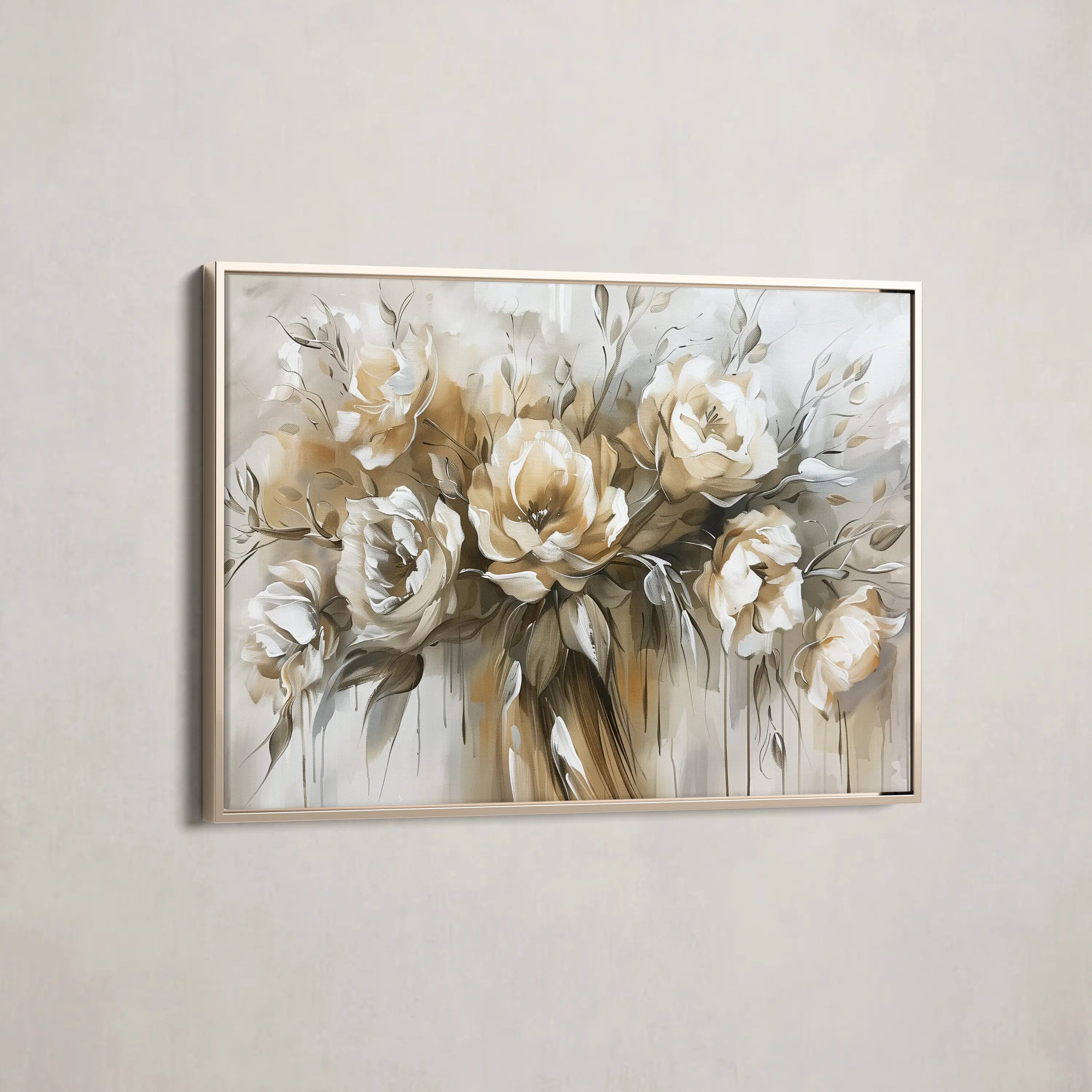 Floral Canvas Wall Art WAD711-F 90 x 60 cm / Stretched on hidden frame