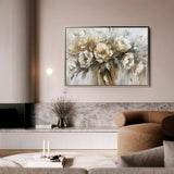 Floral Canvas Wall Art WAD711-F 90 x 60 cm / Stretched on hidden frame