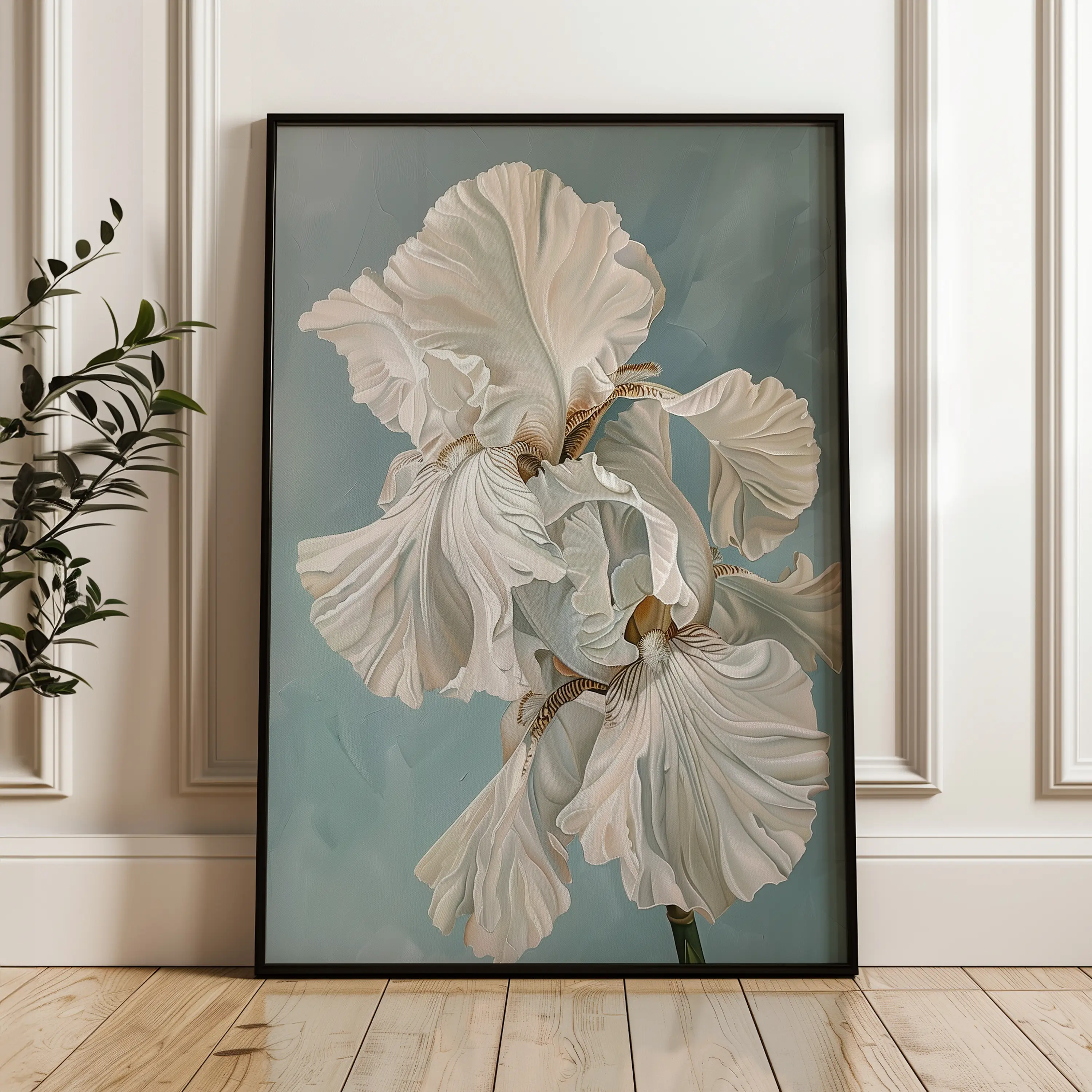 Floral Canvas Wall Art WAD714-F 90 x 60 cm / Stretched on hidden frame