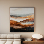Abstract 715 Canvas Art 60 x 60 cm / Stretched on hidden frame