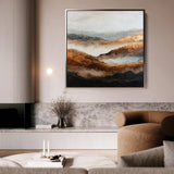 Abstract 715 Canvas Art 60 x 60 cm / Stretched on hidden frame