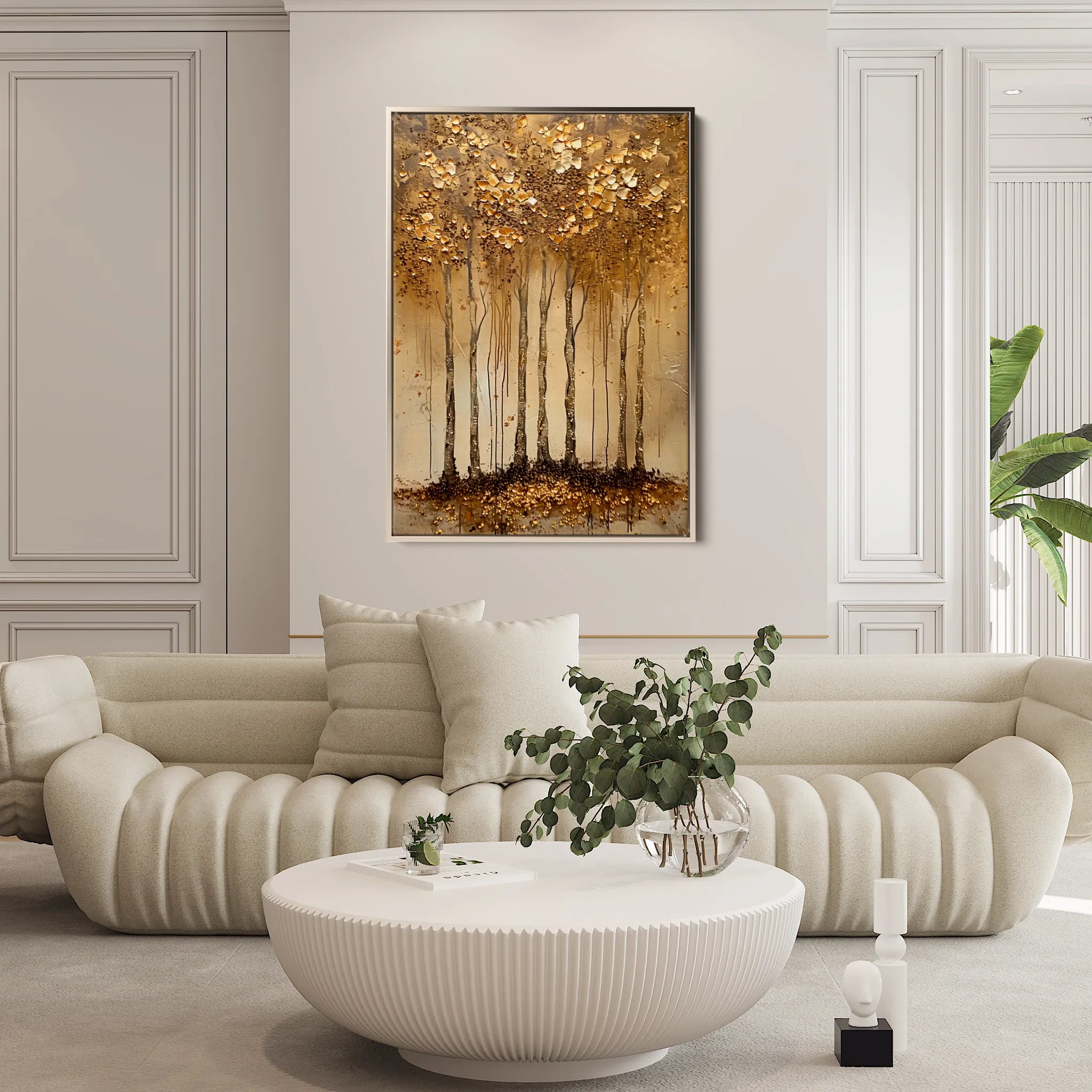 Floral Canvas Wall Art WAD716-F 90 x 60 cm / Stretched on hidden frame