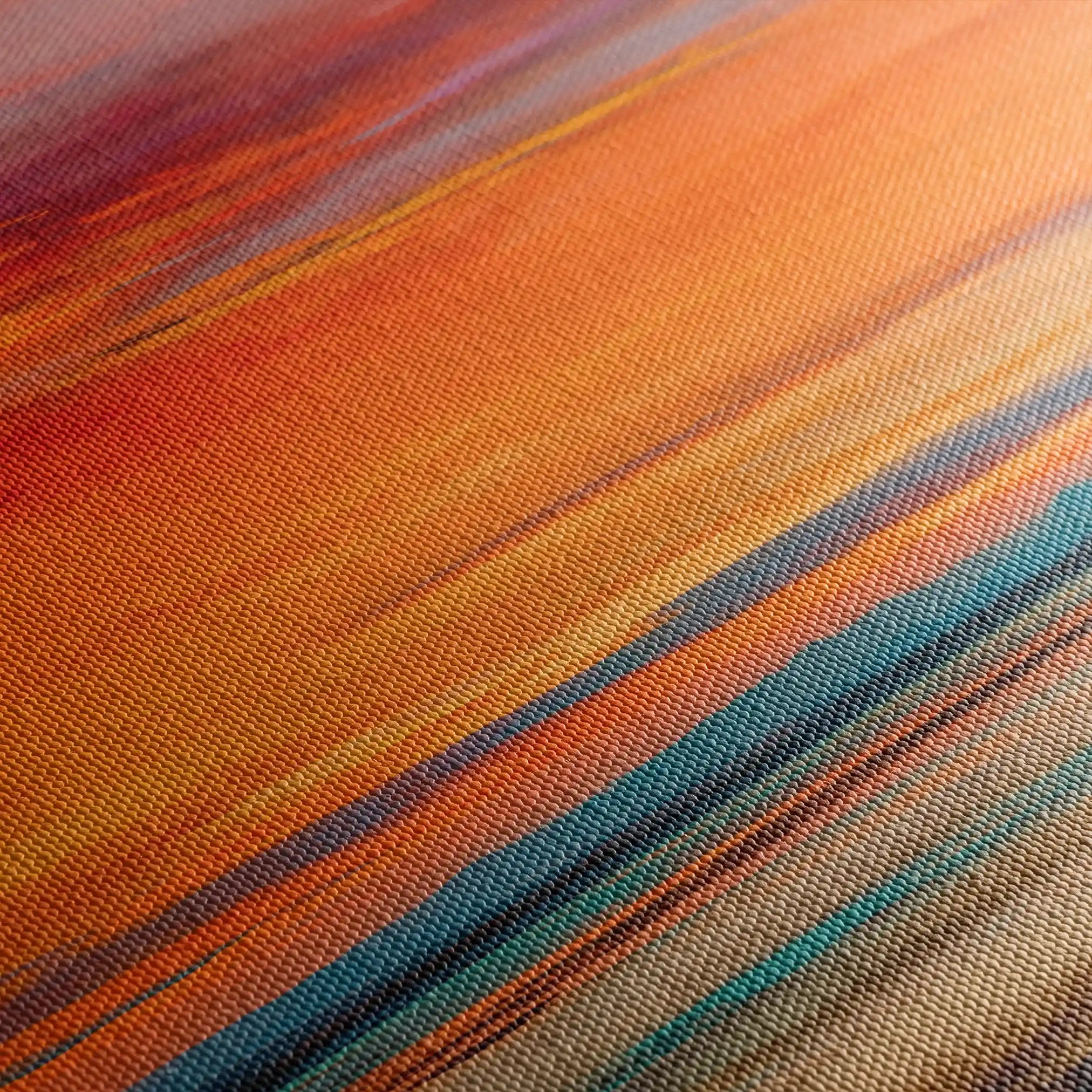 Abstract Canvas Wall Art WAD717-A 80 x 80 cm / Stretched on hidden frame