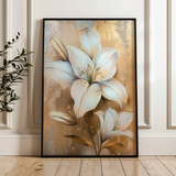 Floral Canvas Wall Art WAD719-F 90 x 60 cm / Stretched on hidden frame