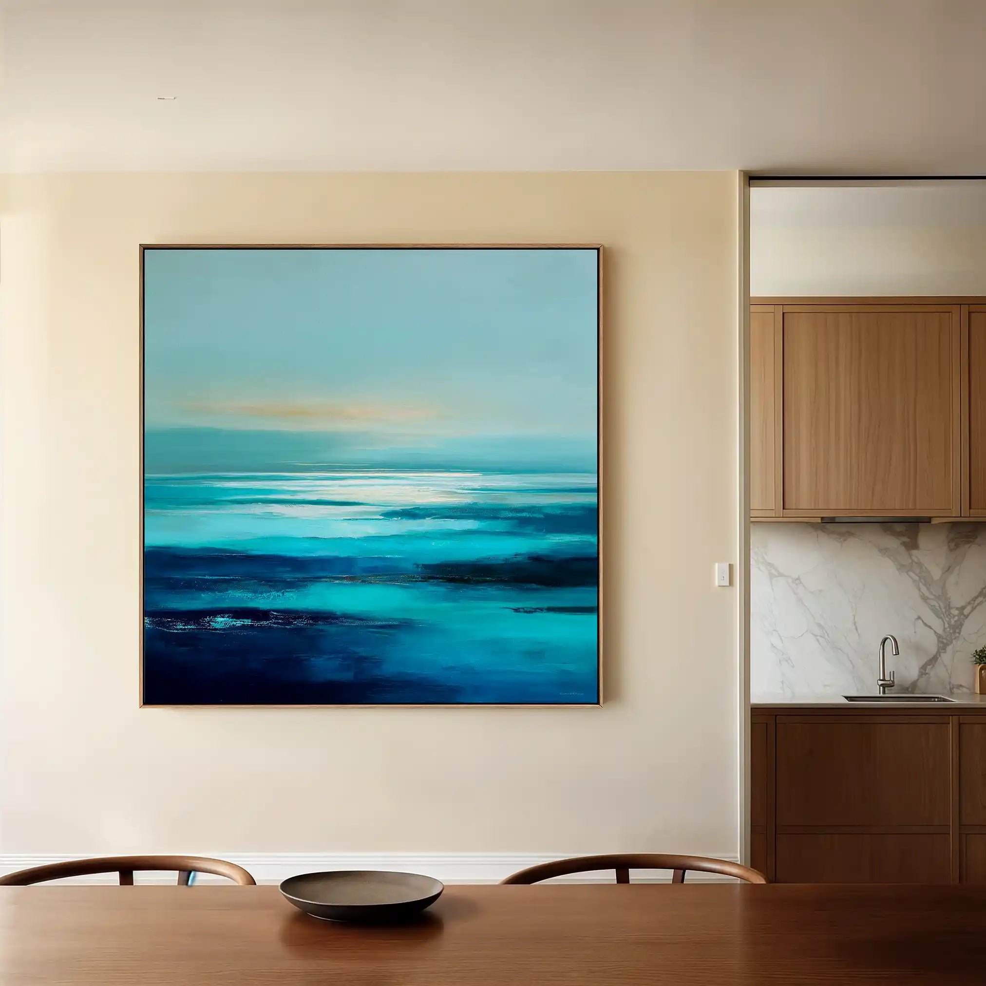 Abstract 722 Canvas Art 60 x 60 cm / Stretched on hidden frame