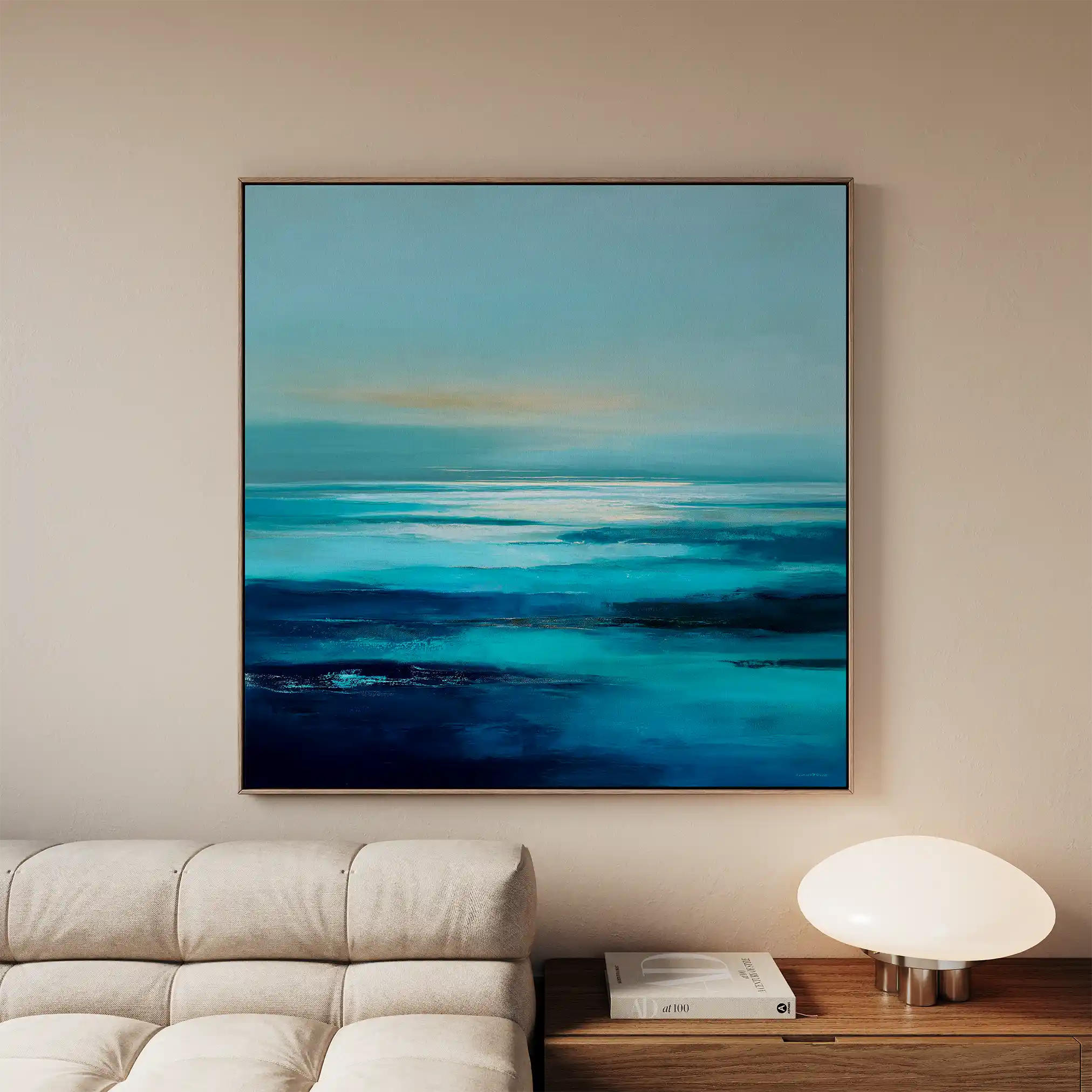 Abstract 722 Canvas Art 60 x 60 cm / Stretched on hidden frame