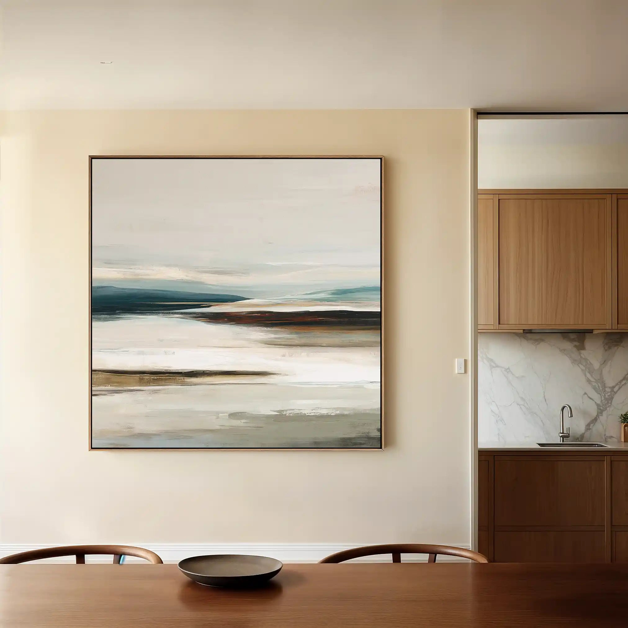 Abstract 723 Canvas Art 60 x 60 cm / Stretched on hidden frame