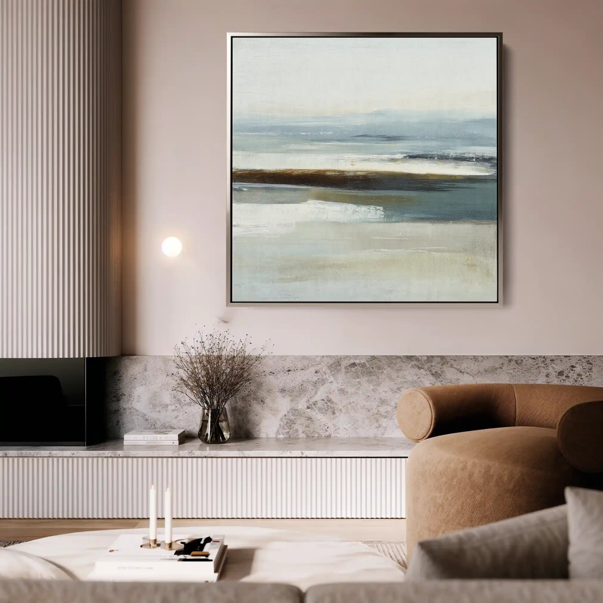 Abstract 724 Canvas Art 60 x 60 cm / Stretched on hidden frame