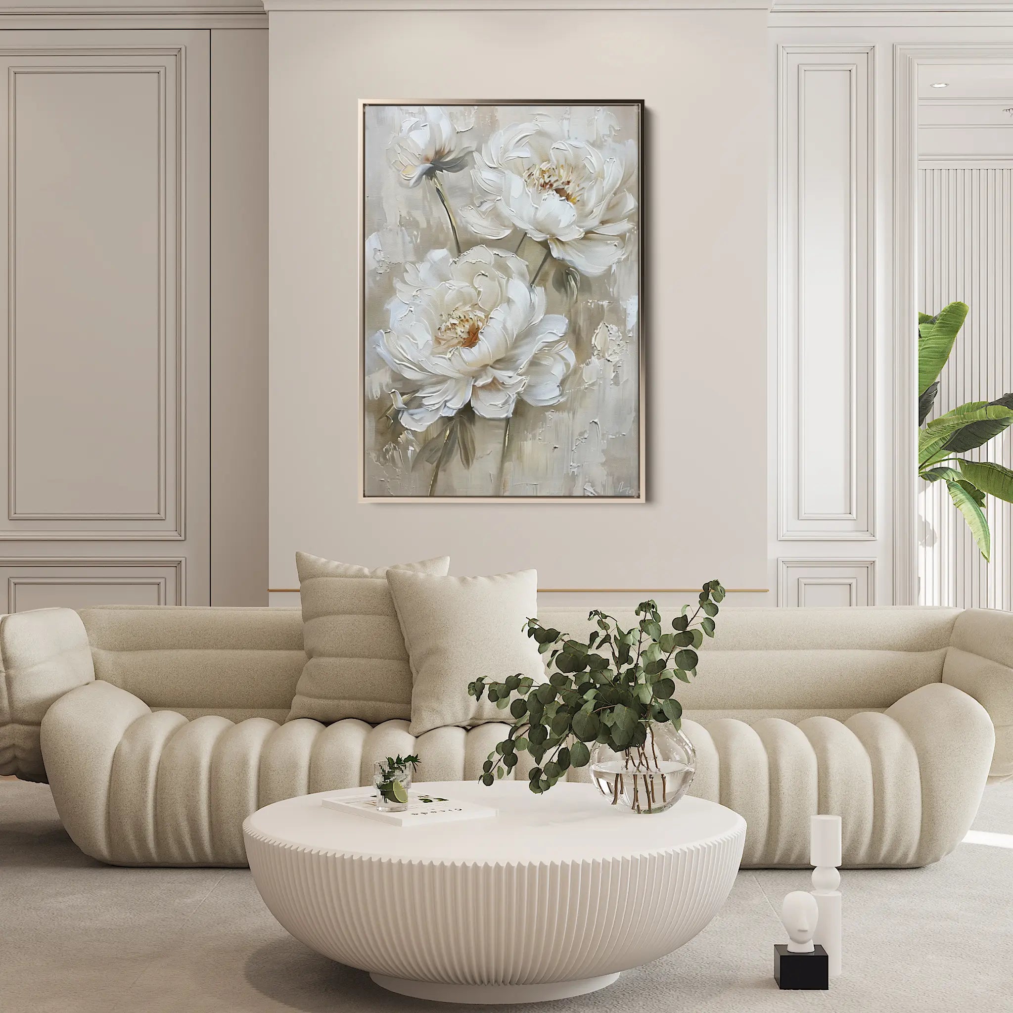 Floral Canvas Wall Art WAD726-F 90 x 60 cm / Stretched on hidden frame