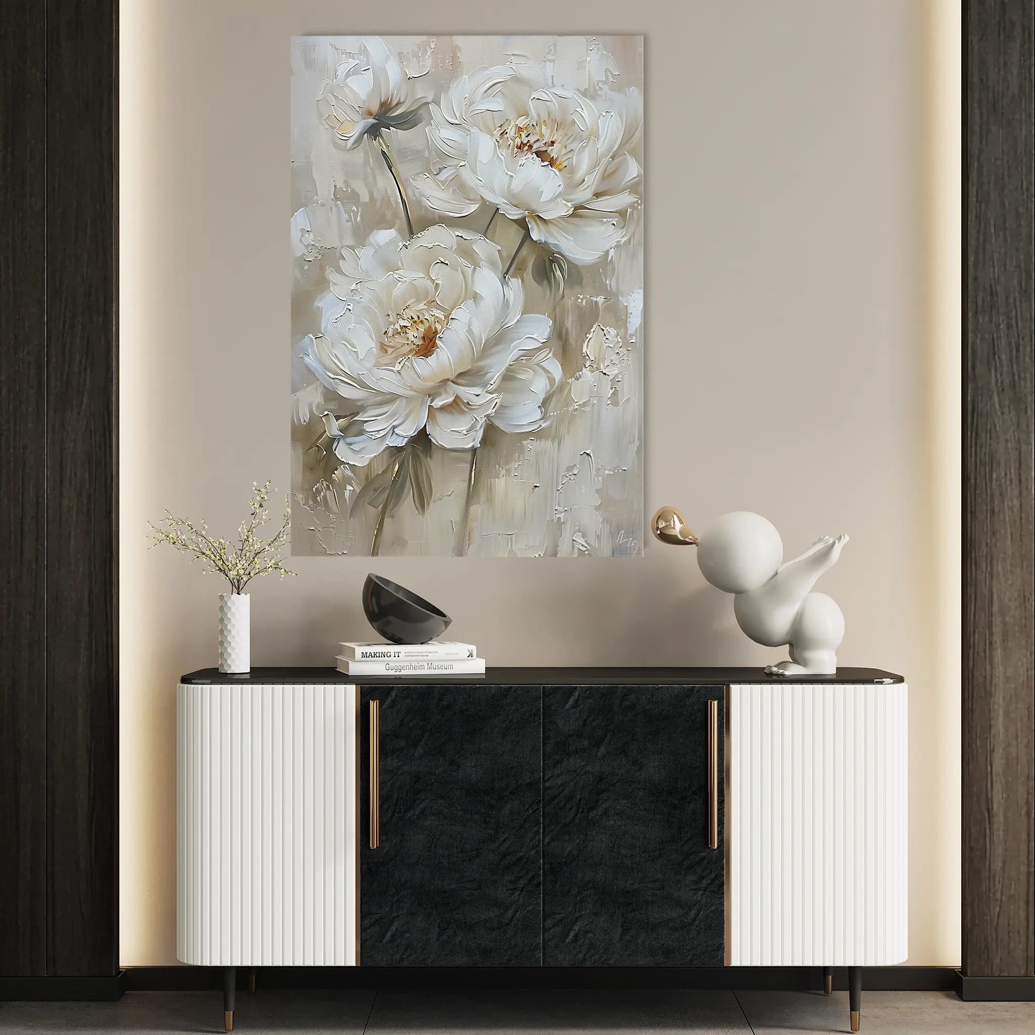 Floral Canvas Wall Art WAD726-F 90 x 60 cm / Stretched on hidden frame