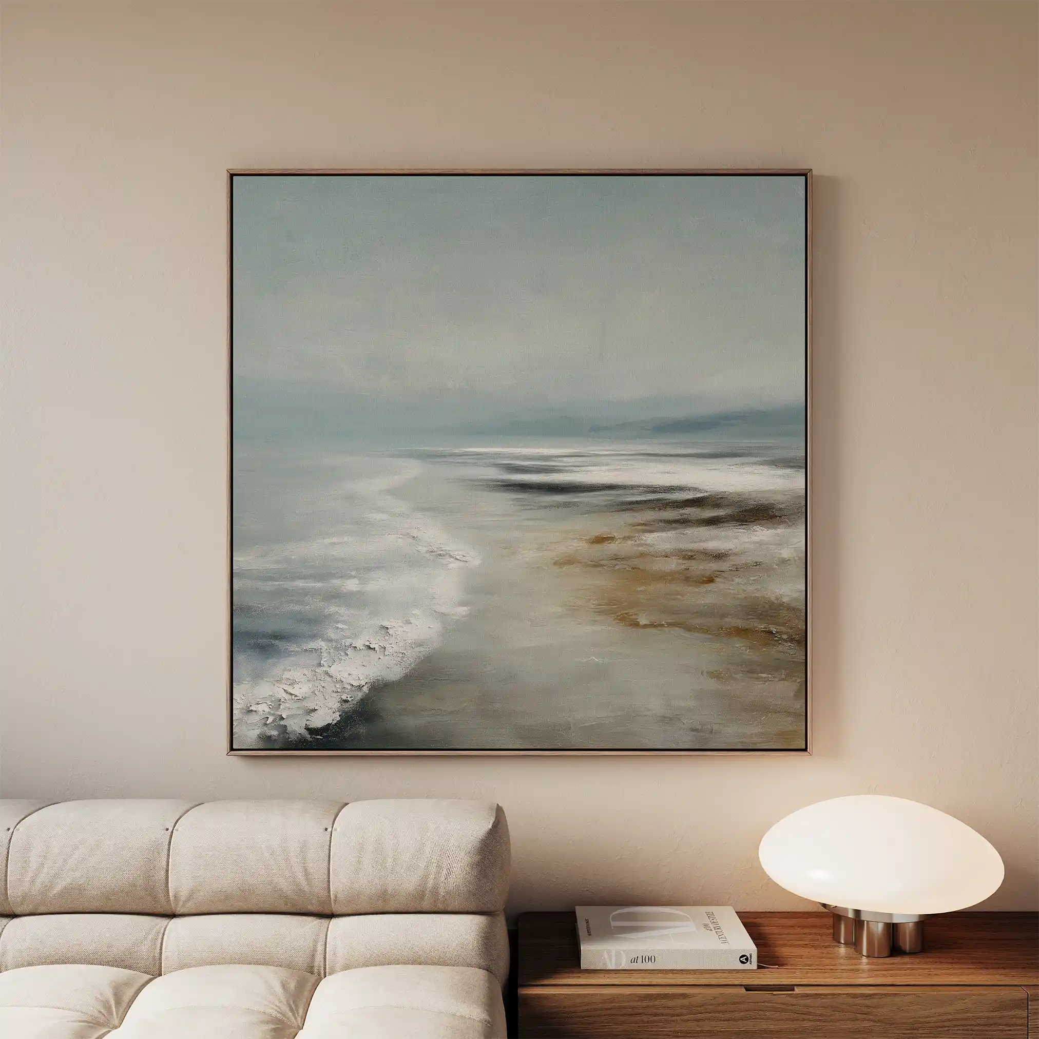 Abstract Canvas Wall Art WAD727-A 80 x 80 cm / Stretched on hidden frame